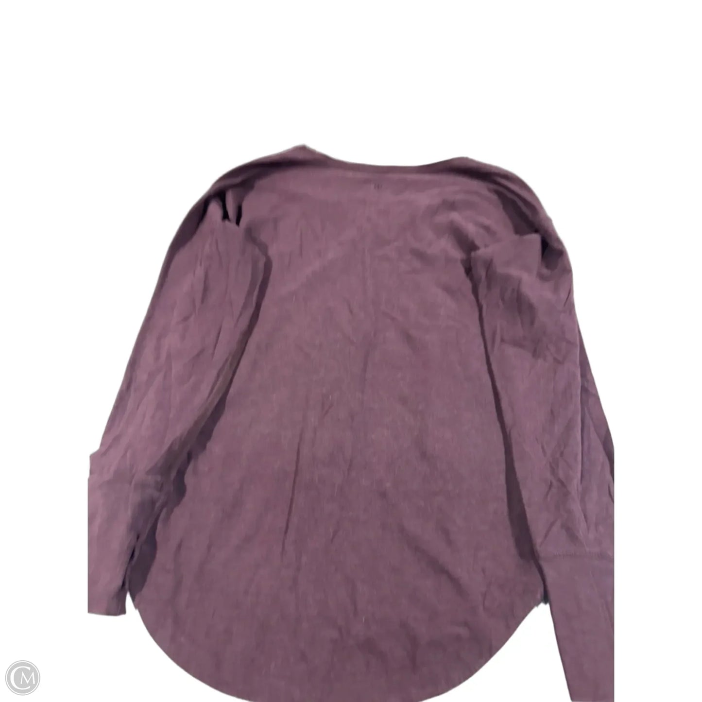 Top Long Sleeve By Lululemon In Purple, Size: 10