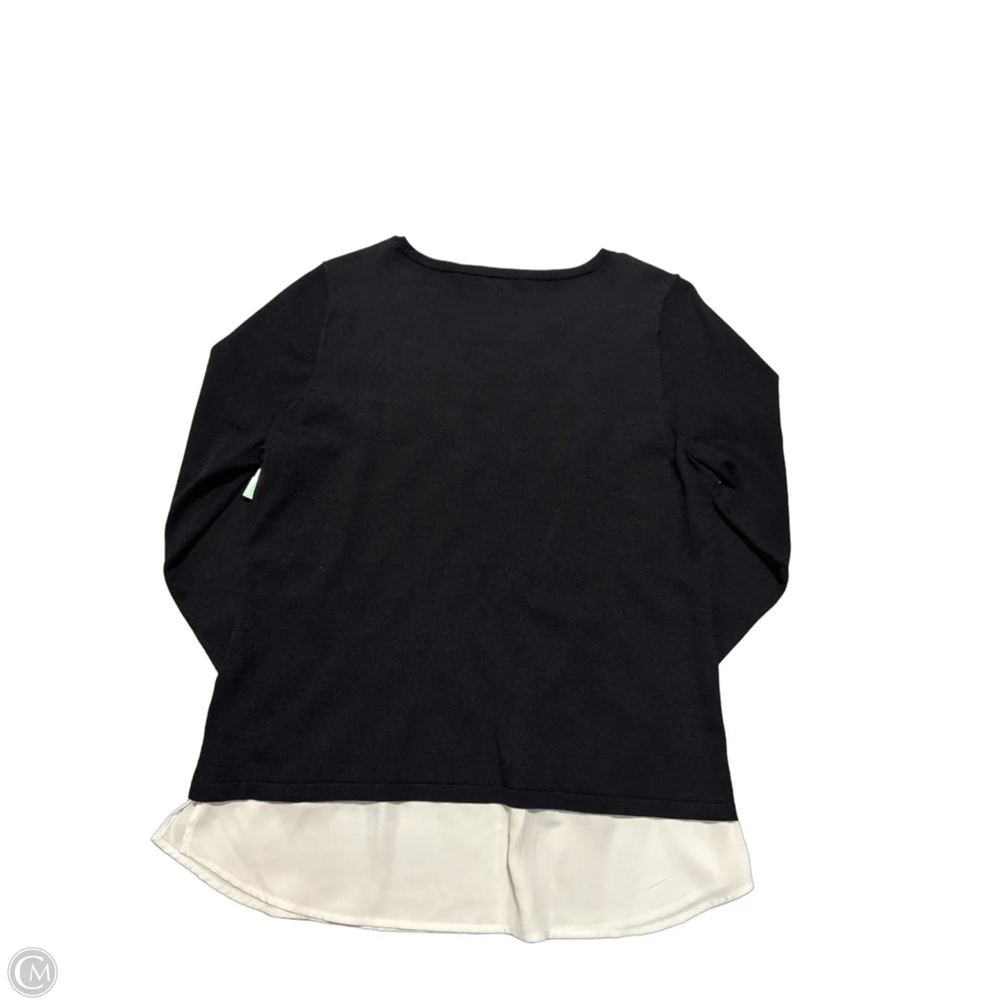 Top Long Sleeve By White House Black Market In Black, Size: L