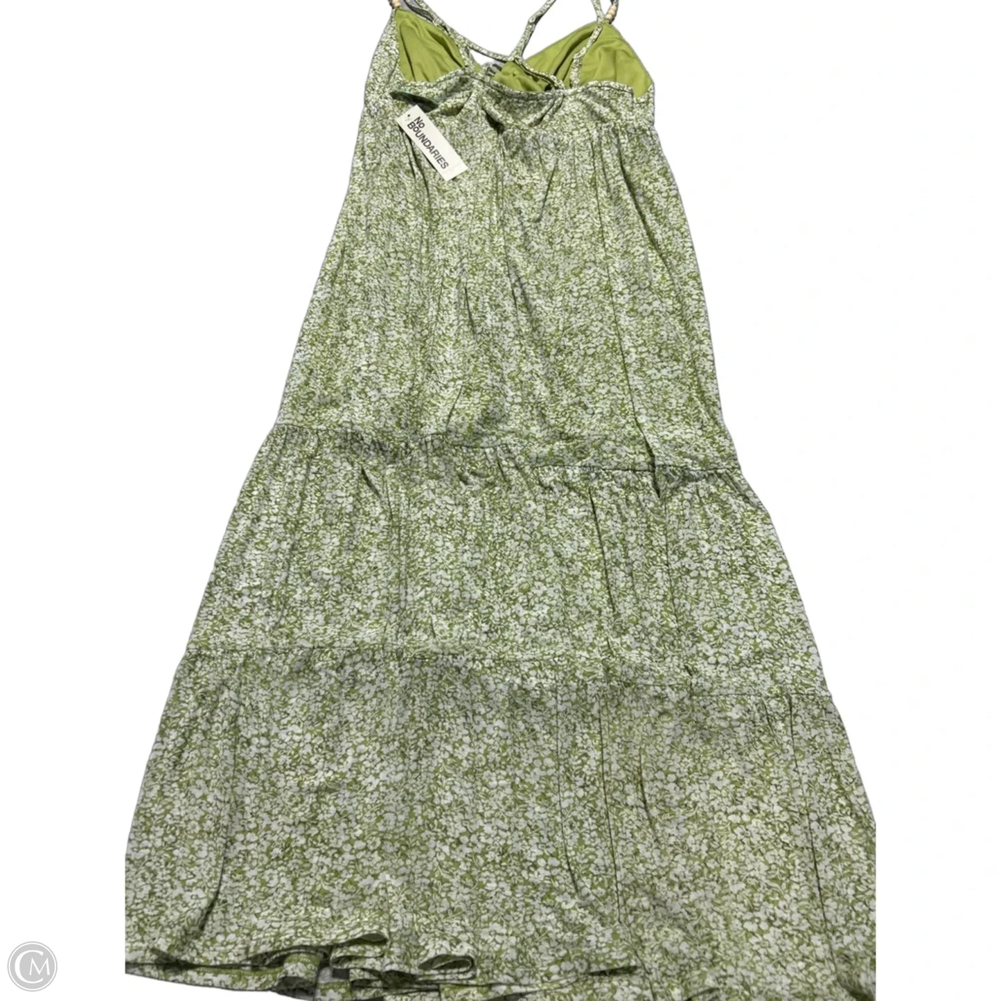 Dress Casual Maxi By No Boundaries In Green, Size: L