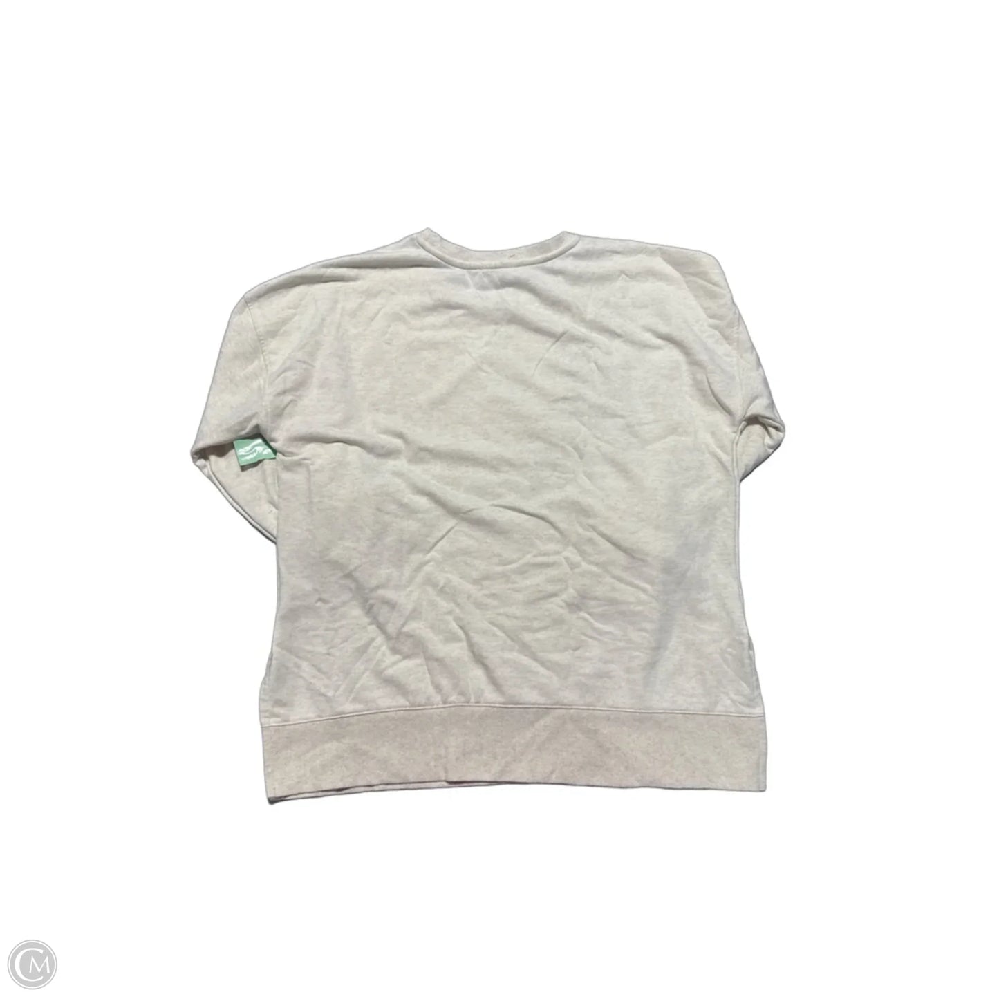 Sweatshirt Crewneck By Cmc In Cream, Size: Xxl