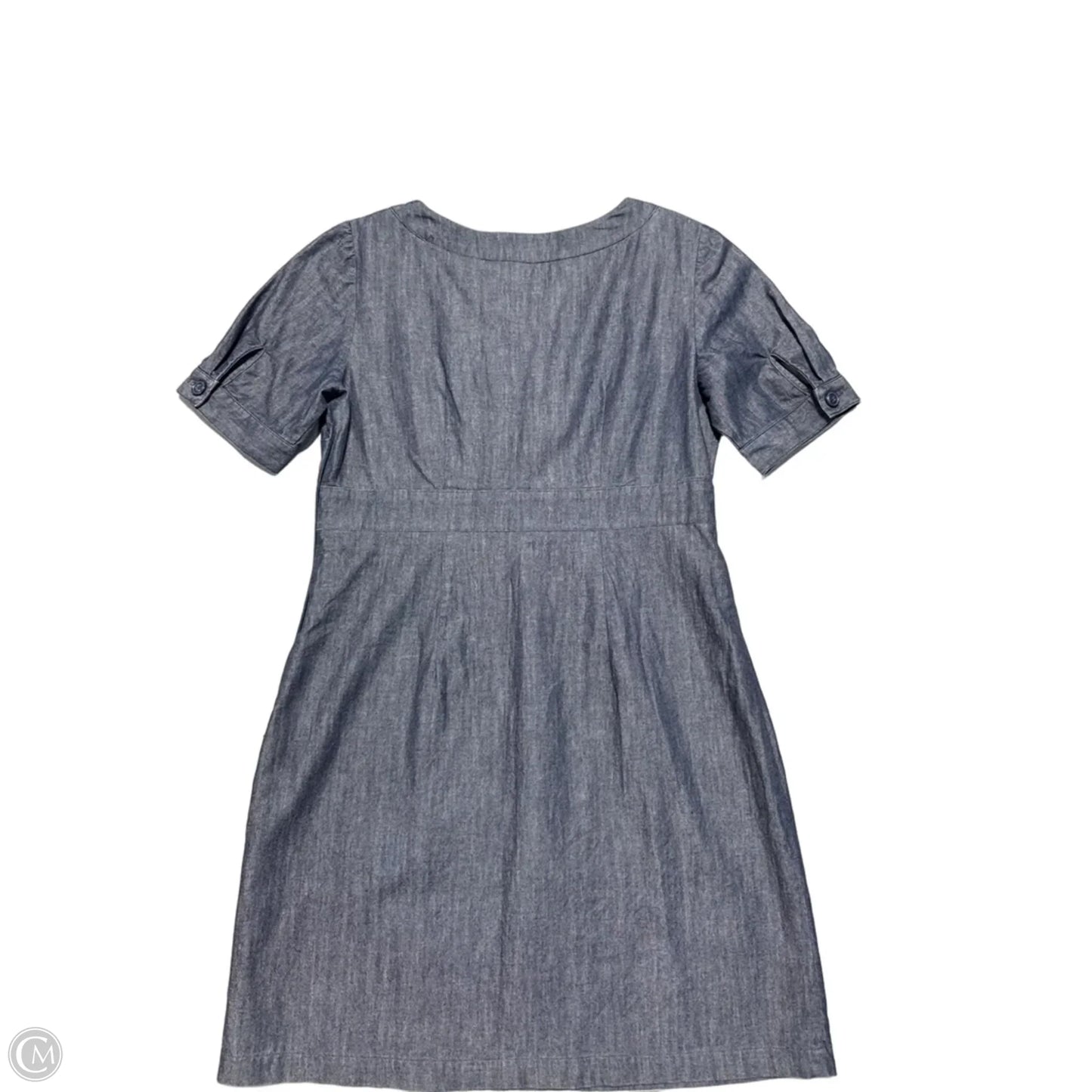 Dress Casual Midi By Boden In Blue Denim, Size: M