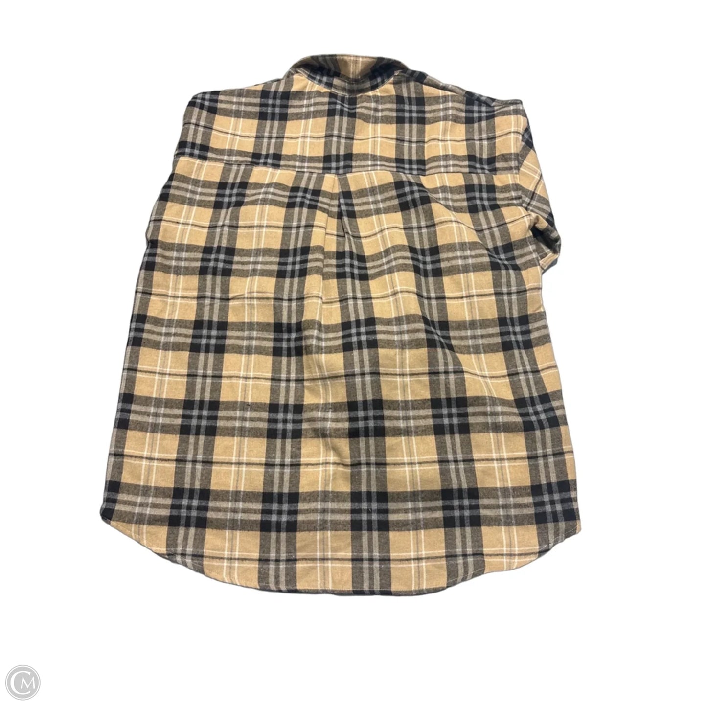 Top Long Sleeve By Cmc In Tan, Size: Xl