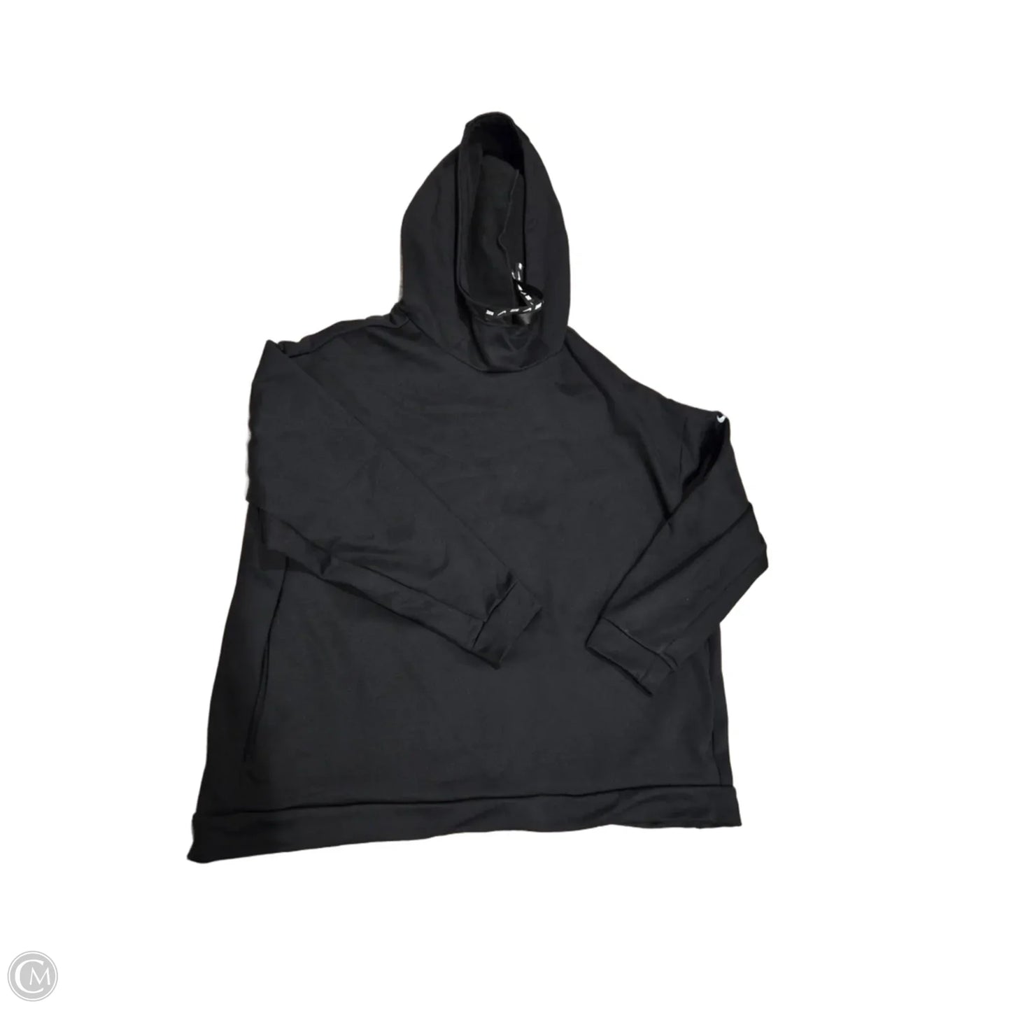 Sweatshirt Hoodie By Nike In Black, Size: Xxl