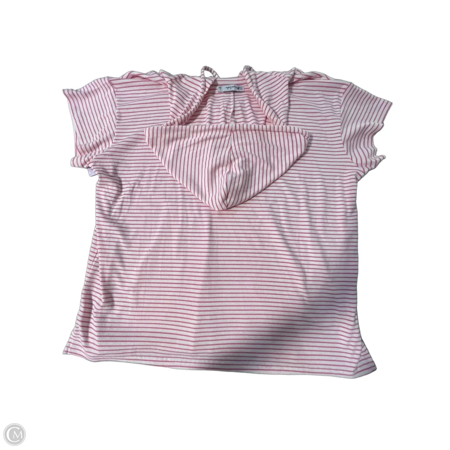 Top Short Sleeve By Culture Code In Pink, Size: L