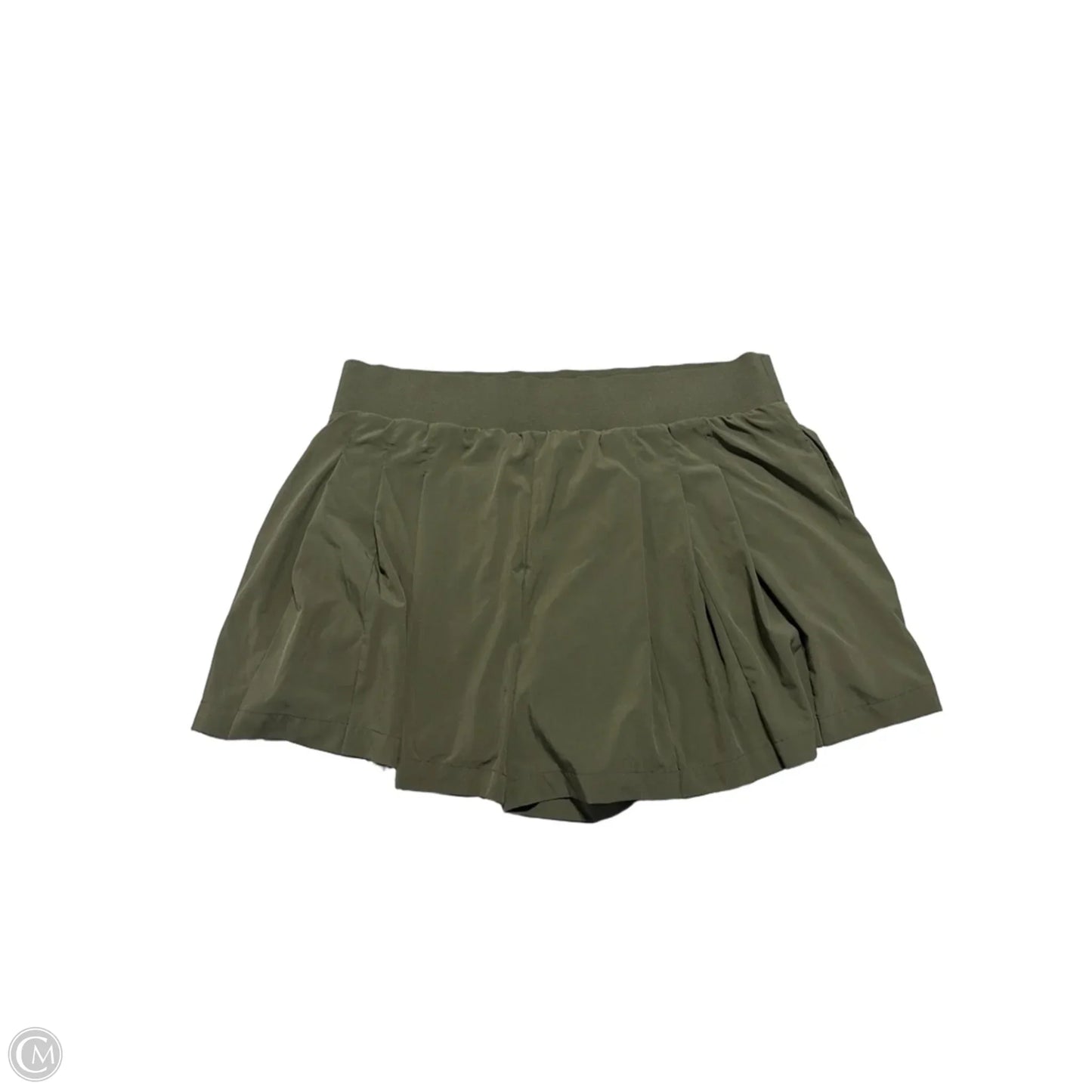 Skort By Stylus In Green, Size: Xxl