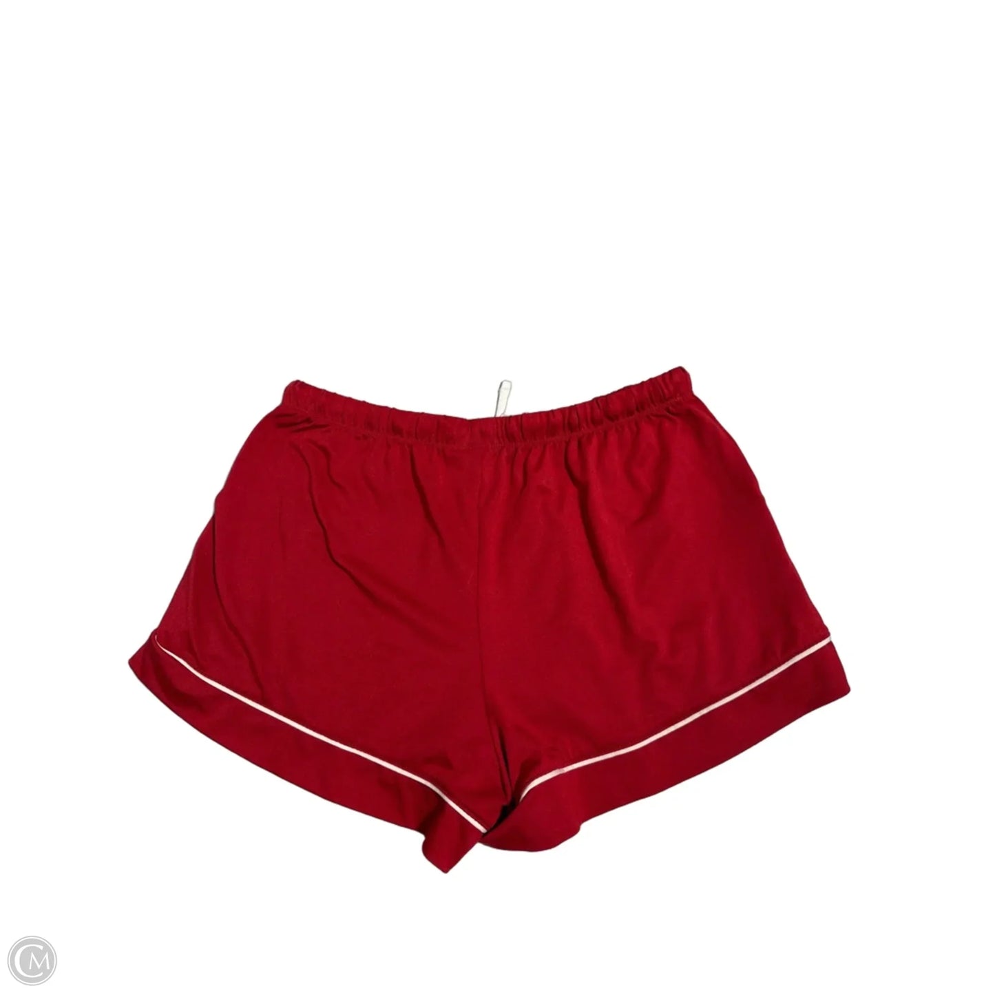 Top 2pc Long Sleeve By Auden In Red, Size: S