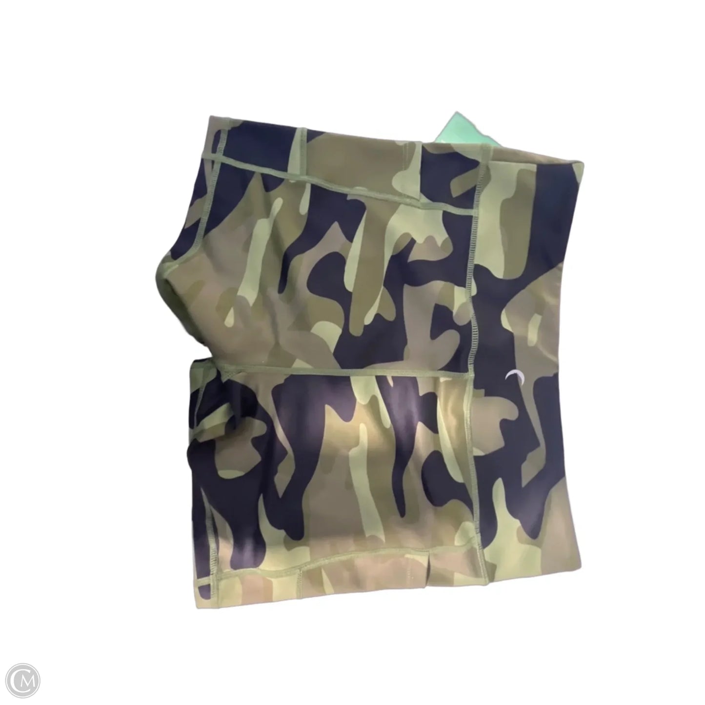 Athletic Shorts By Zyia In Camouflage Print, Size: L