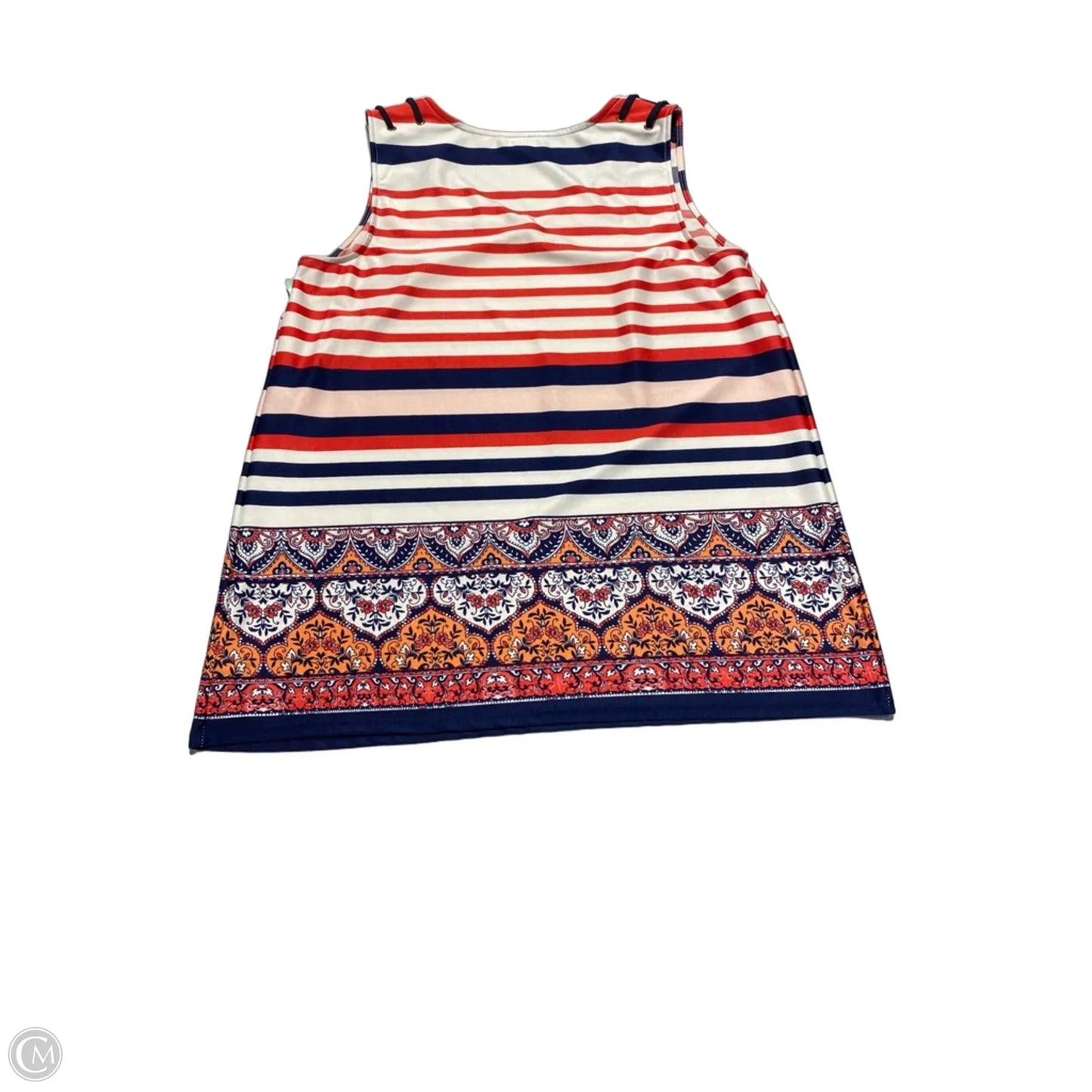 Tank Top By In Studio In Striped Pattern, Size: 1x