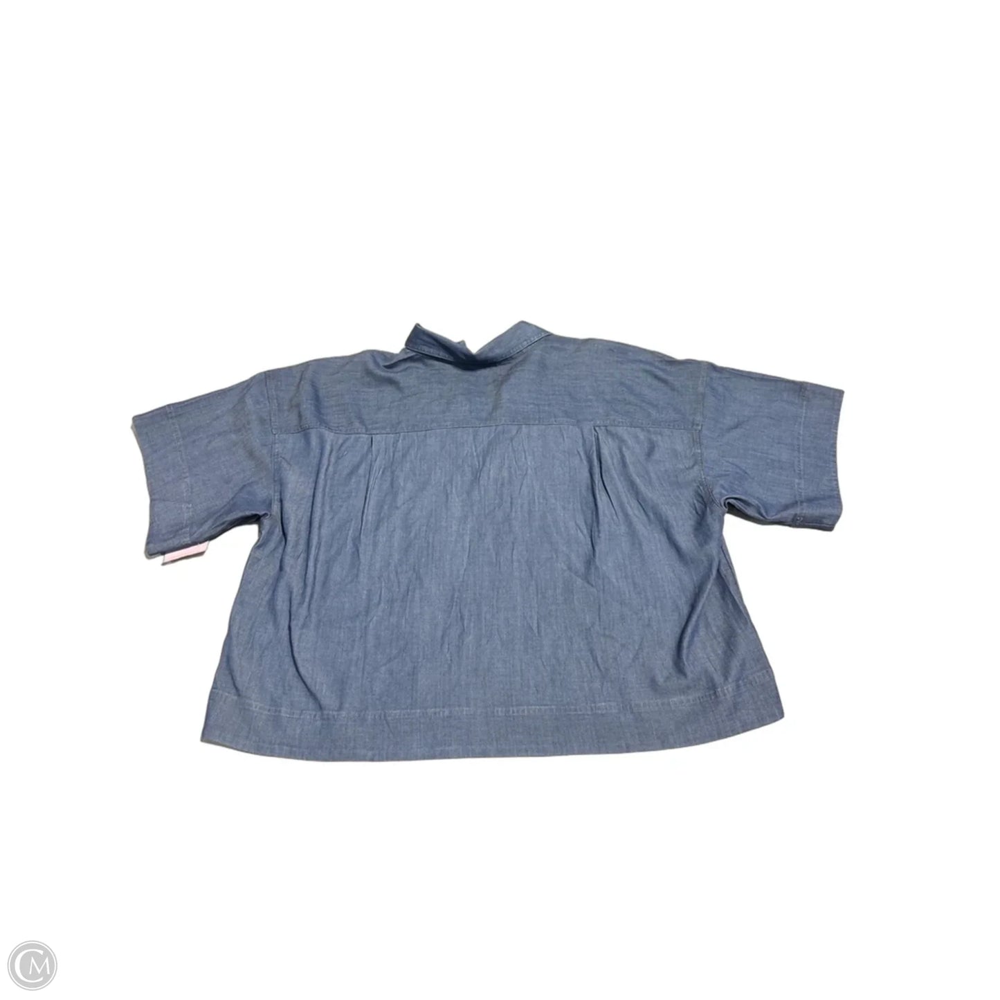 Top Short Sleeve By Loft In Blue, Size: Xl