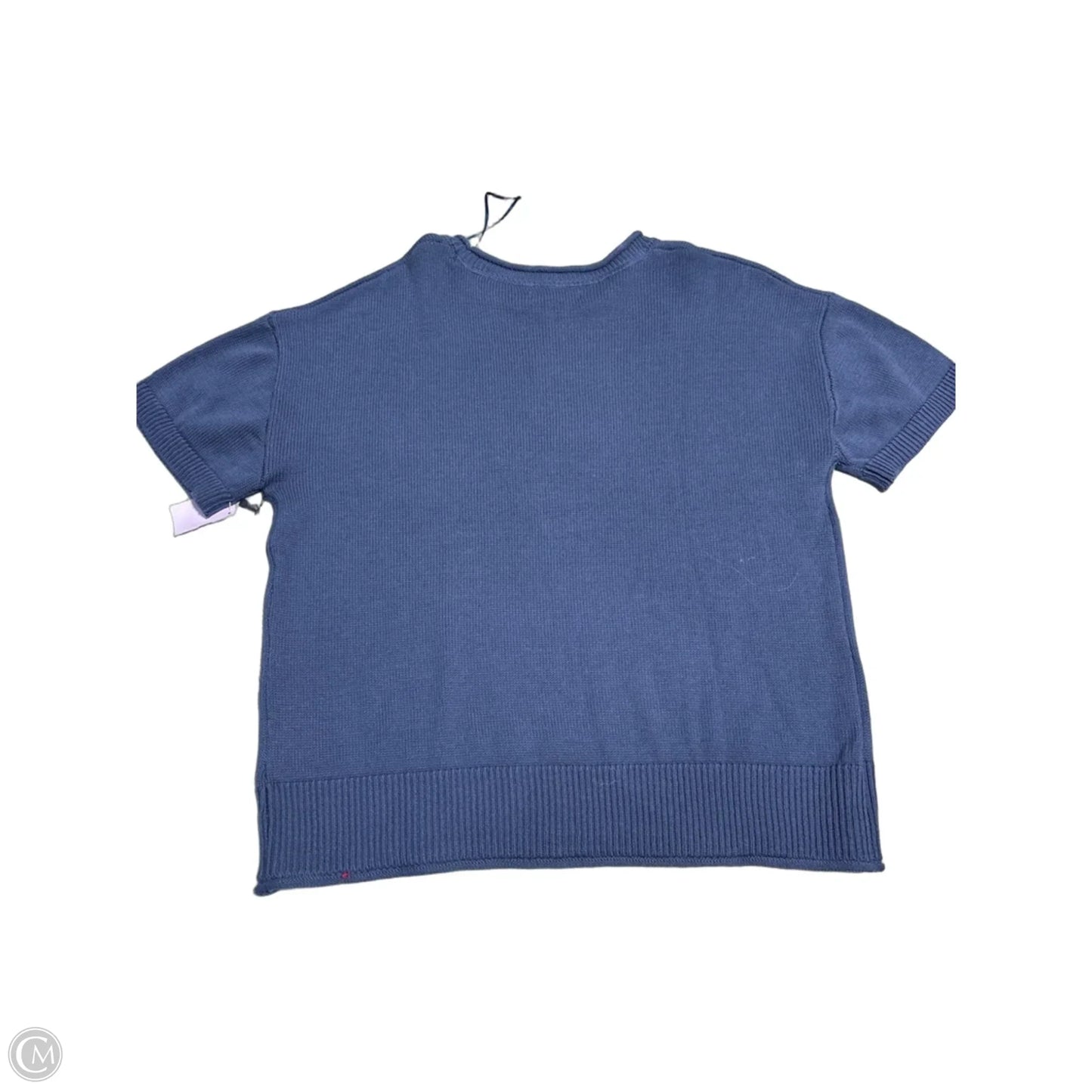Top Short Sleeve By Cmc In Blue, Size: L
