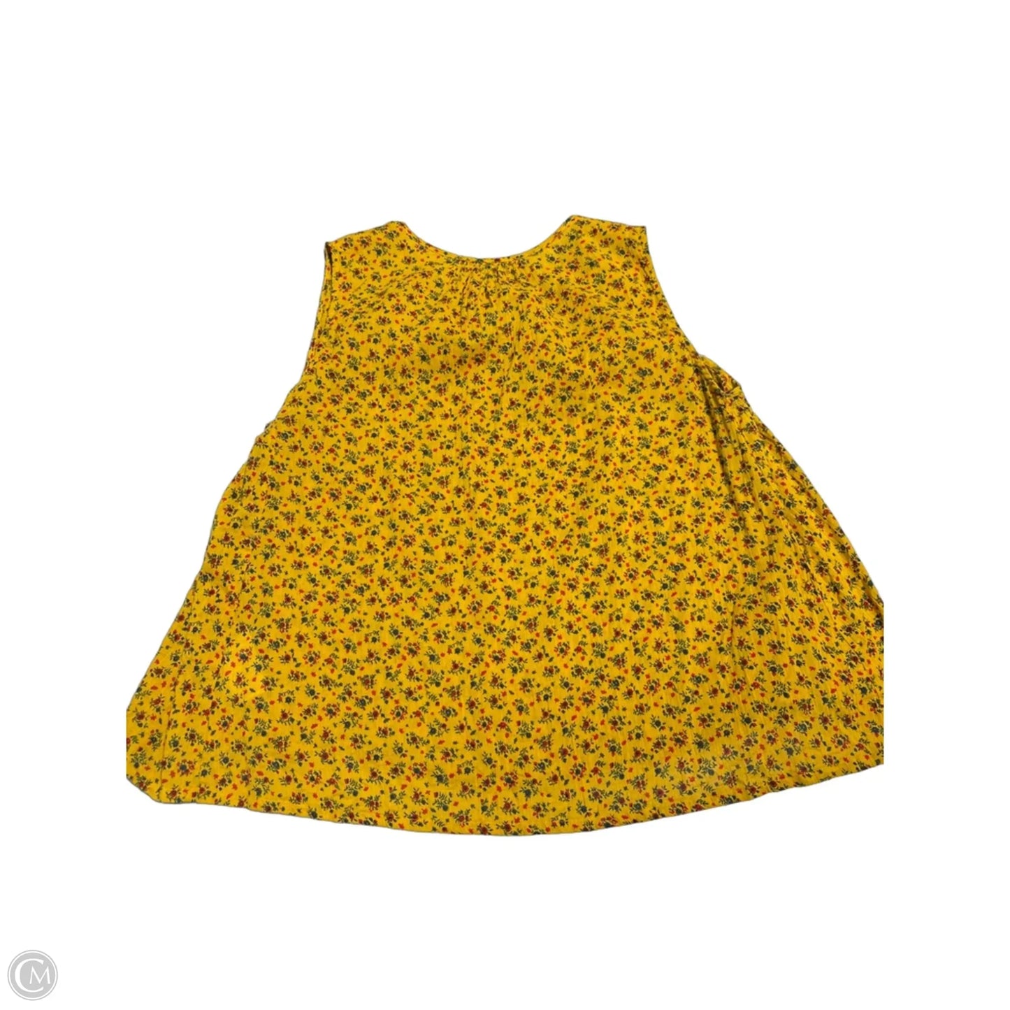 Tank Top By Madewell In Yellow, Size: L