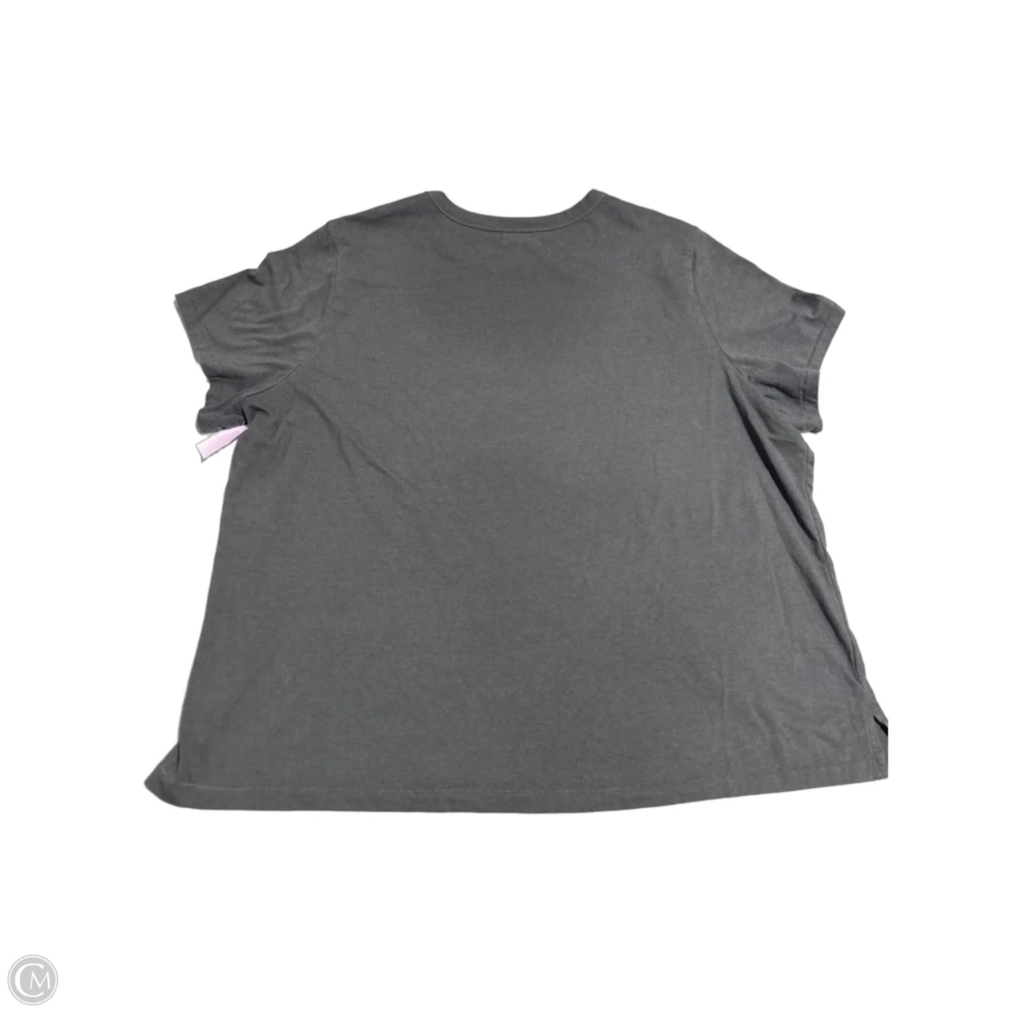 Top Short Sleeve By Maurices In Grey, Size: 2x