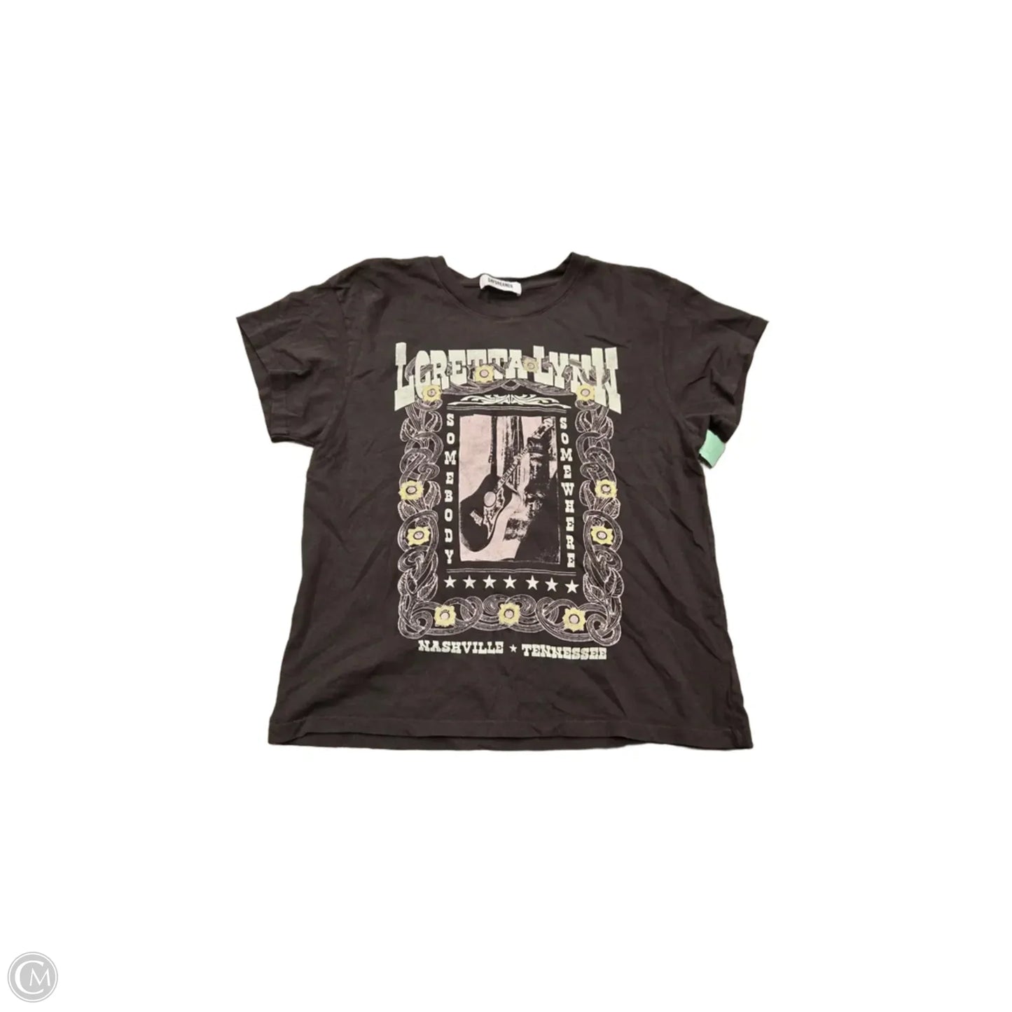Top Short Sleeve By Daydreamer In Brown, Size: M