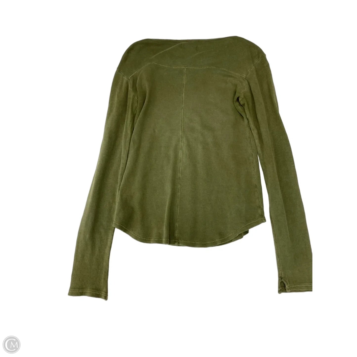Top Long Sleeve By Lucky Brand In Green, Size: M