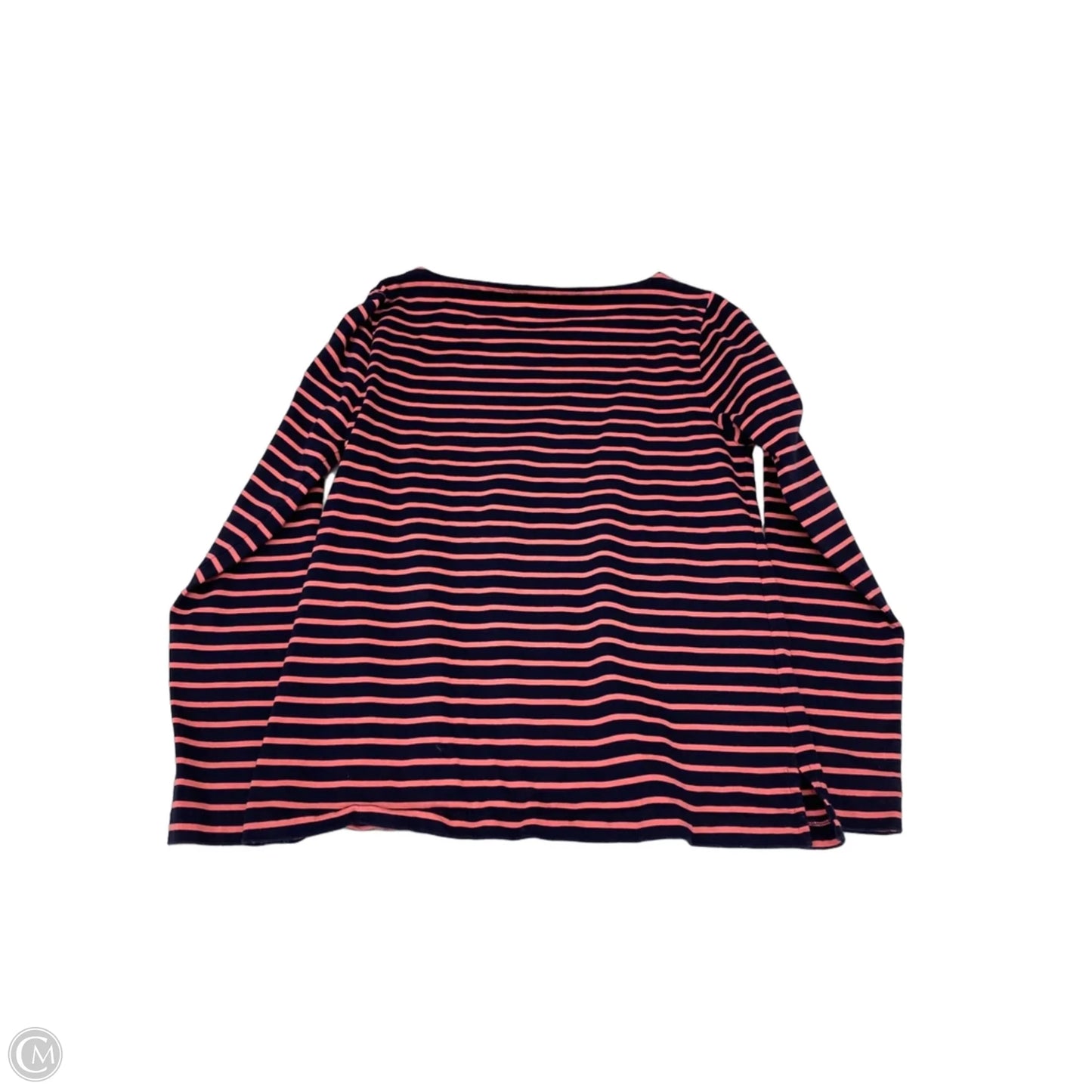 Top Long Sleeve By J. Crew In Striped Pattern, Size: M