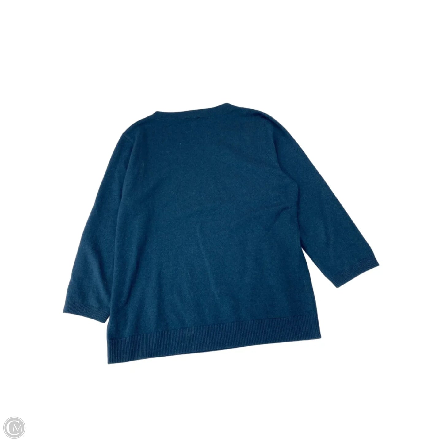 Sweater Cashmere By Talbots In Teal, Size: L