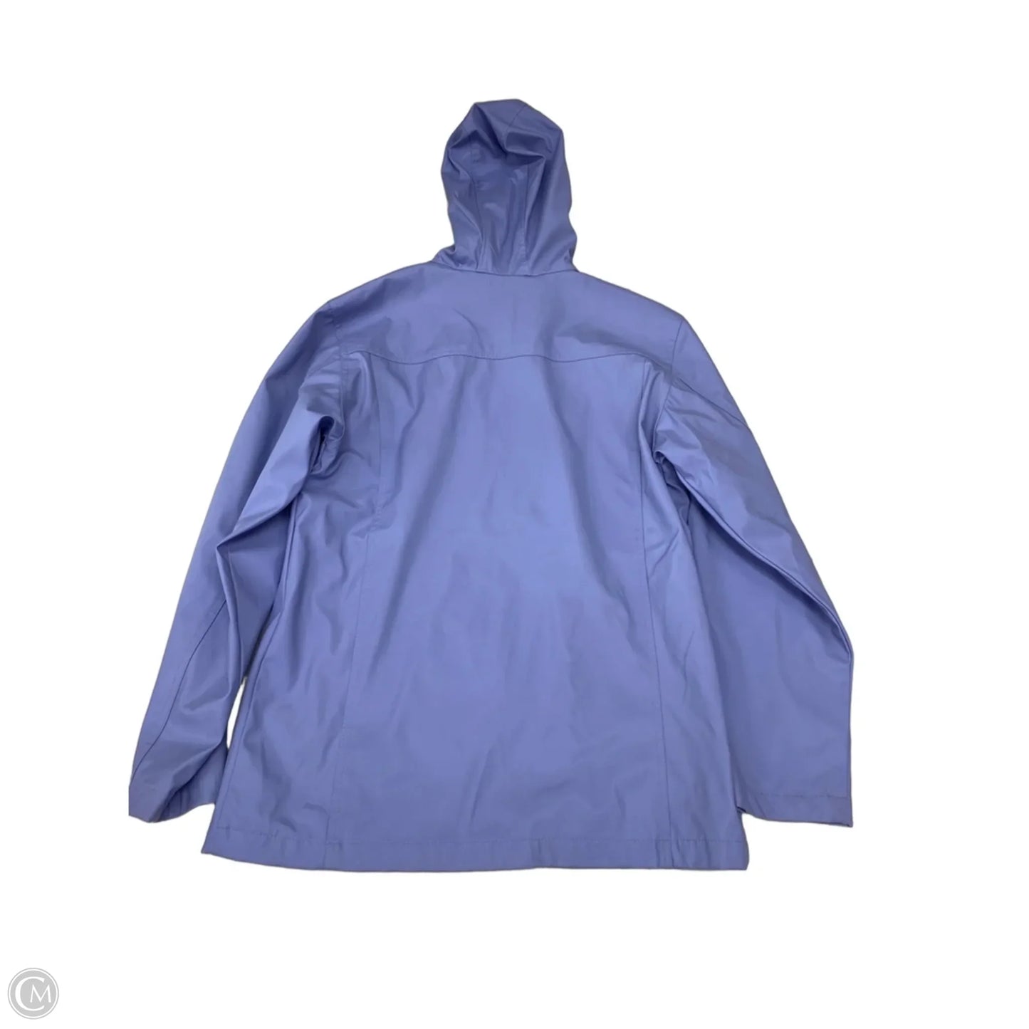 Coat Raincoat By Cmc In Purple, Size: M