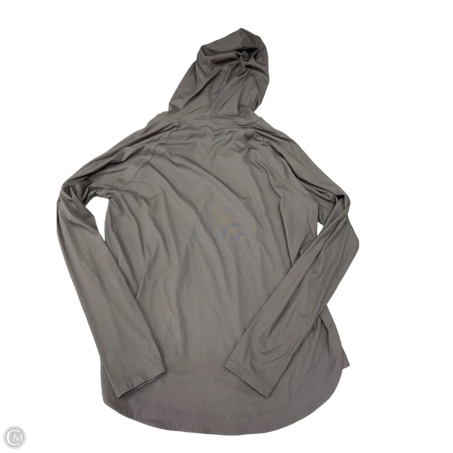 Athletic Sweatshirt Hoodie By Sage In Grey, Size: Xl