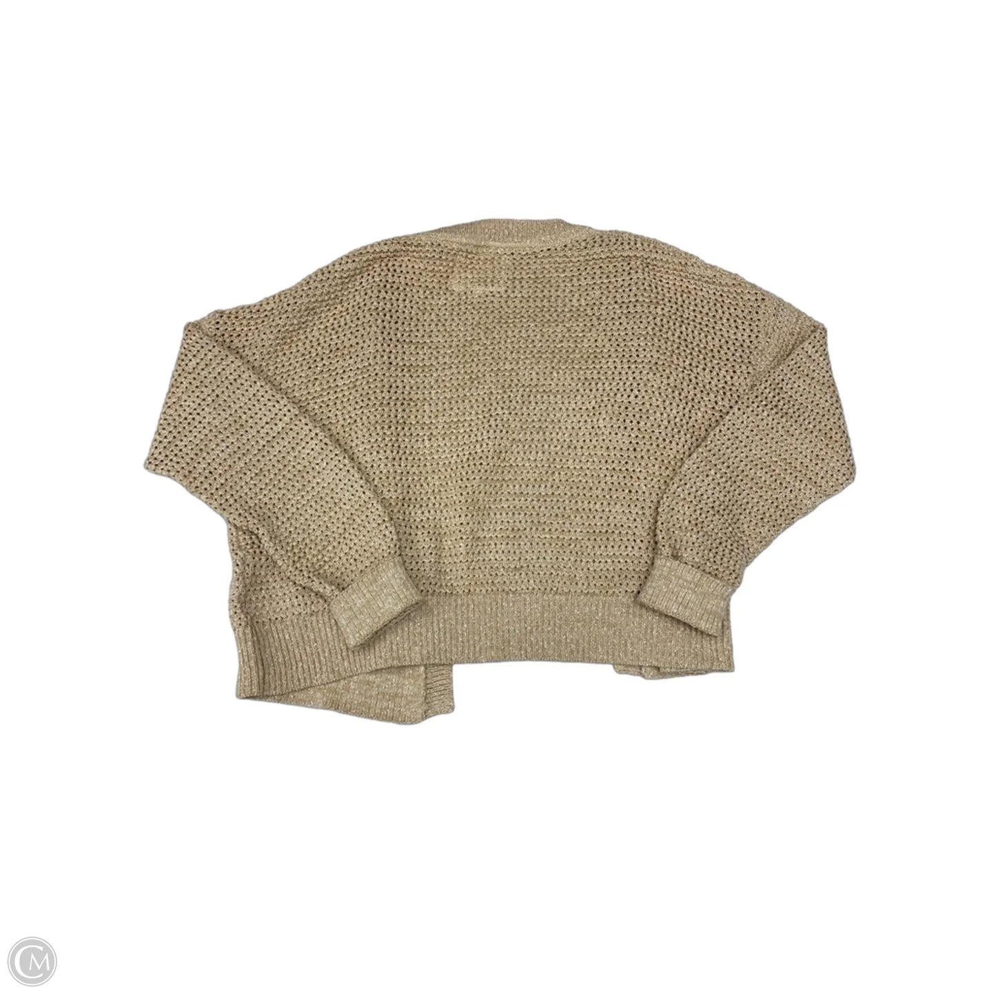 Sweater Cardigan By Thread And Supply In Beige, Size: S