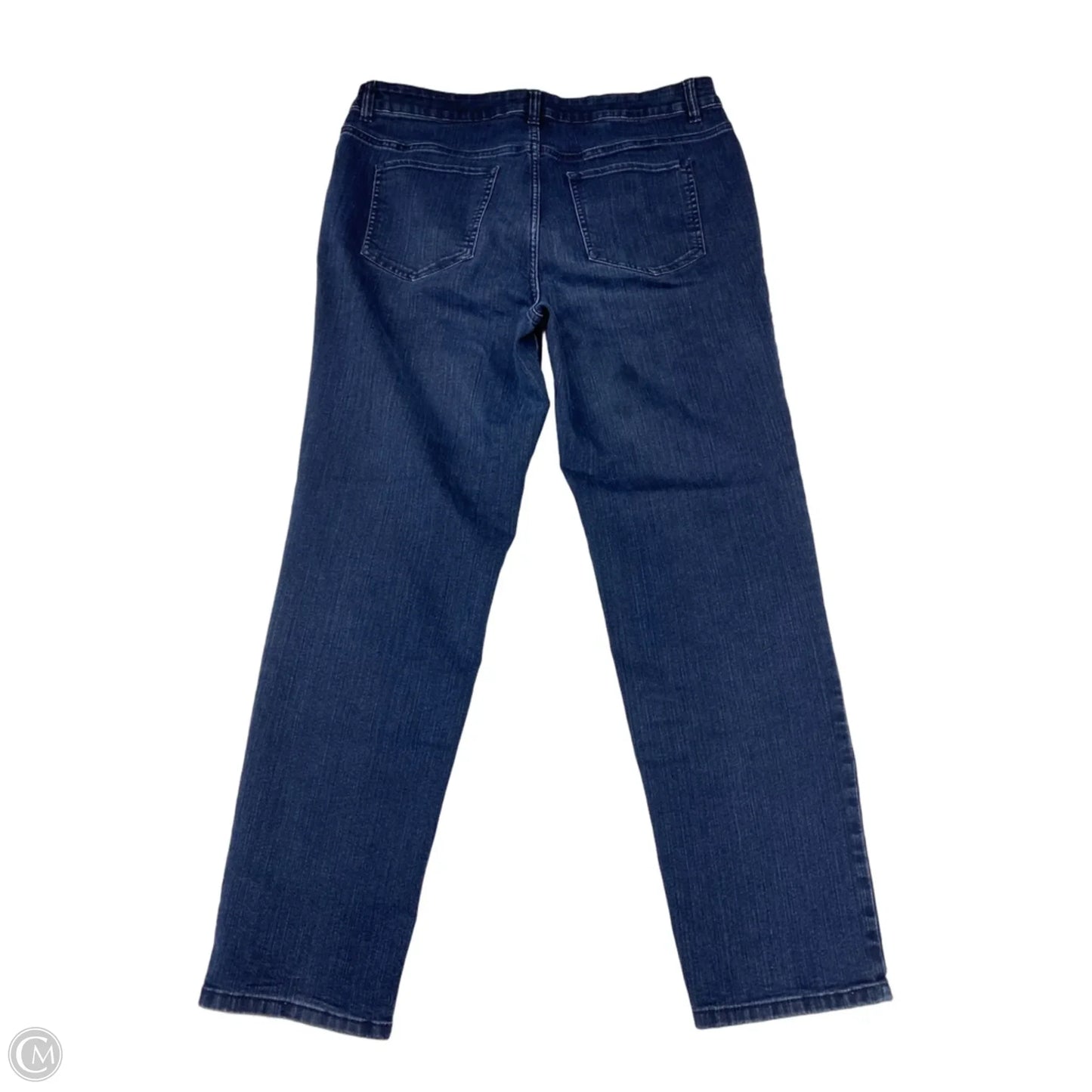 Jeans Straight By Liz Claiborne In Blue Denim, Size: 14