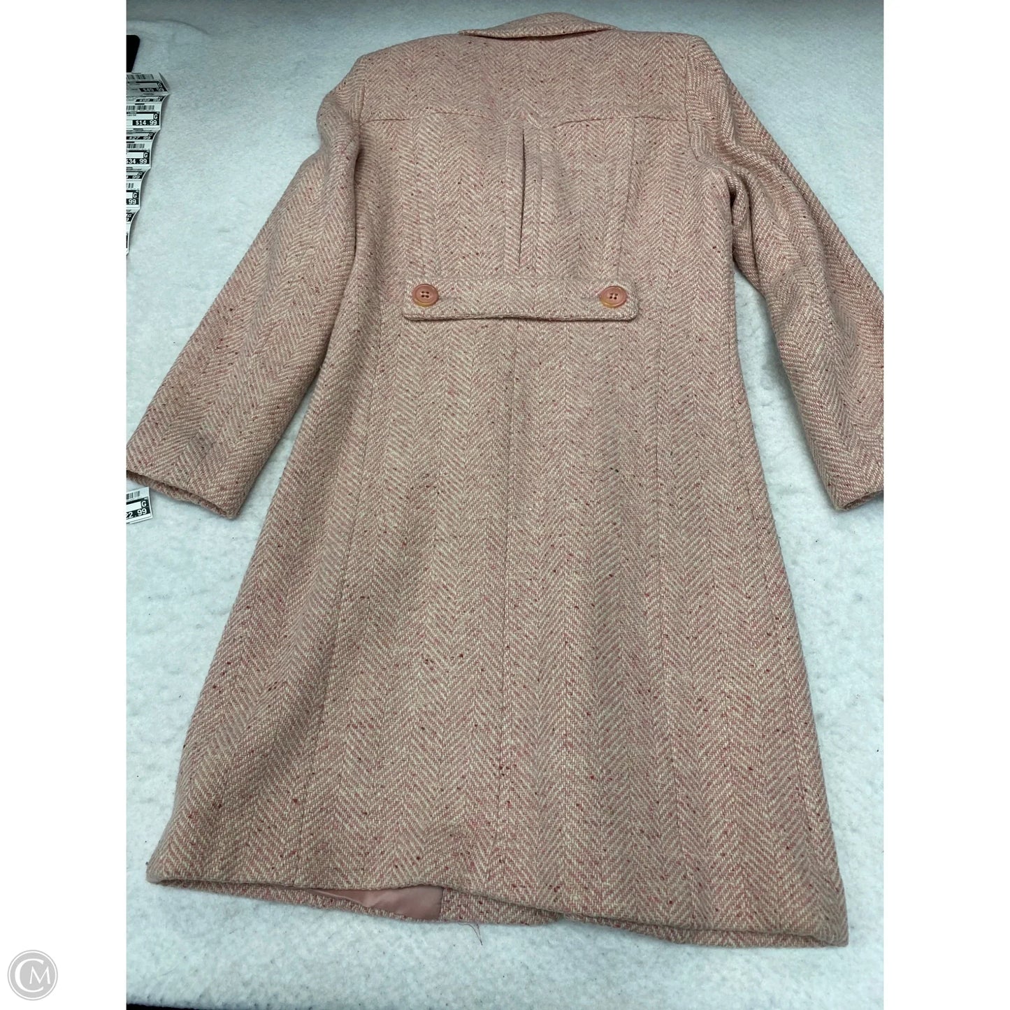 Coat Trench Coat By Braetan In Pink, Size: Mp