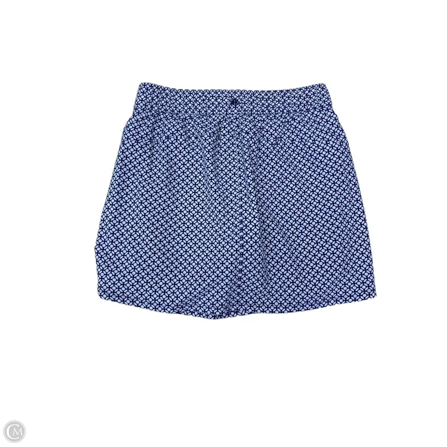 Athletic Skort By Talbots In Blue & White, Size: S