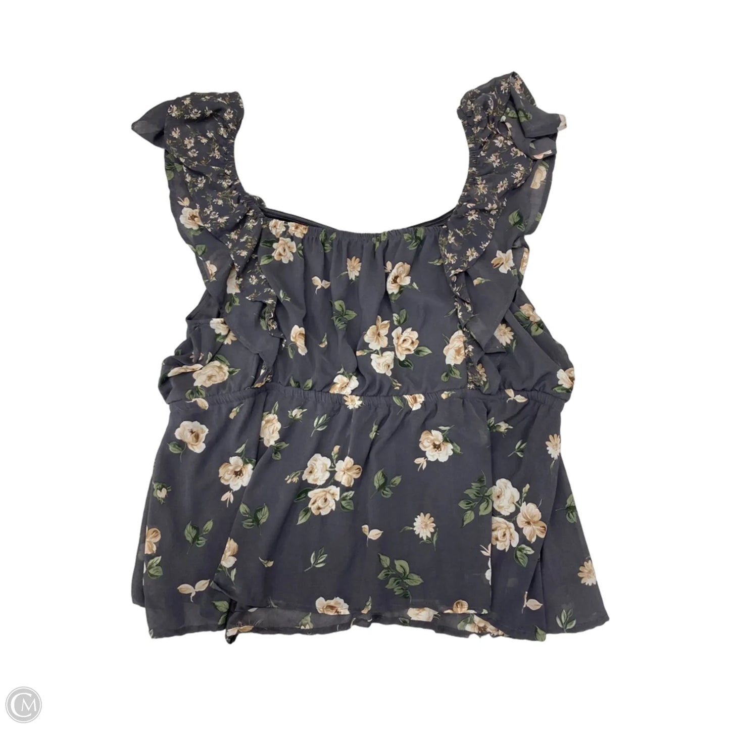 Blouse Sleeveless By Torrid In Grey, Size: 3x