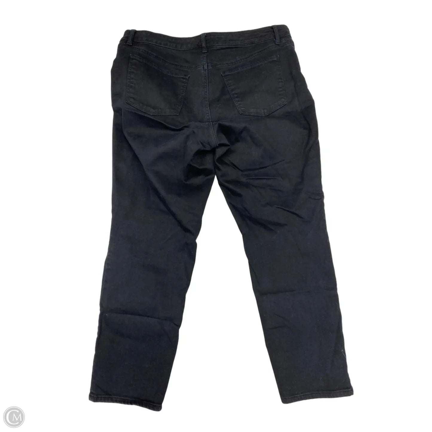 Jeans Boyfriend By Talbots In Black, Size: 14p
