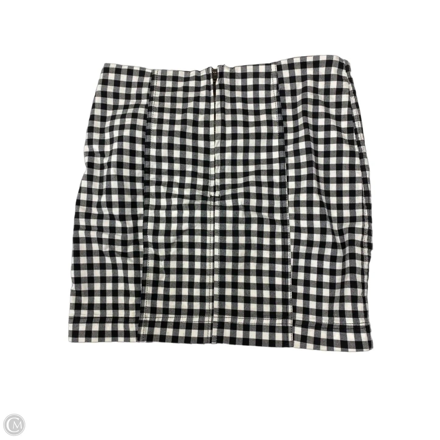 Skirt Mini & Short By Free People In Black & White, Size: 8