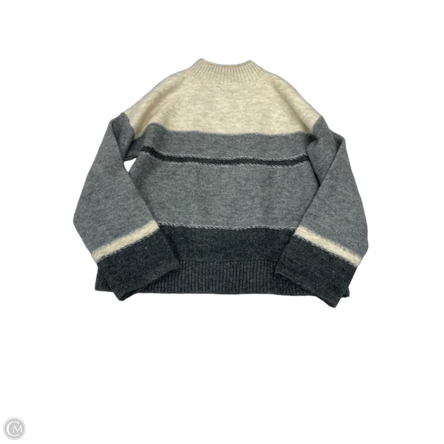 Sweater By Universal Thread In Cream & Grey, Size: S