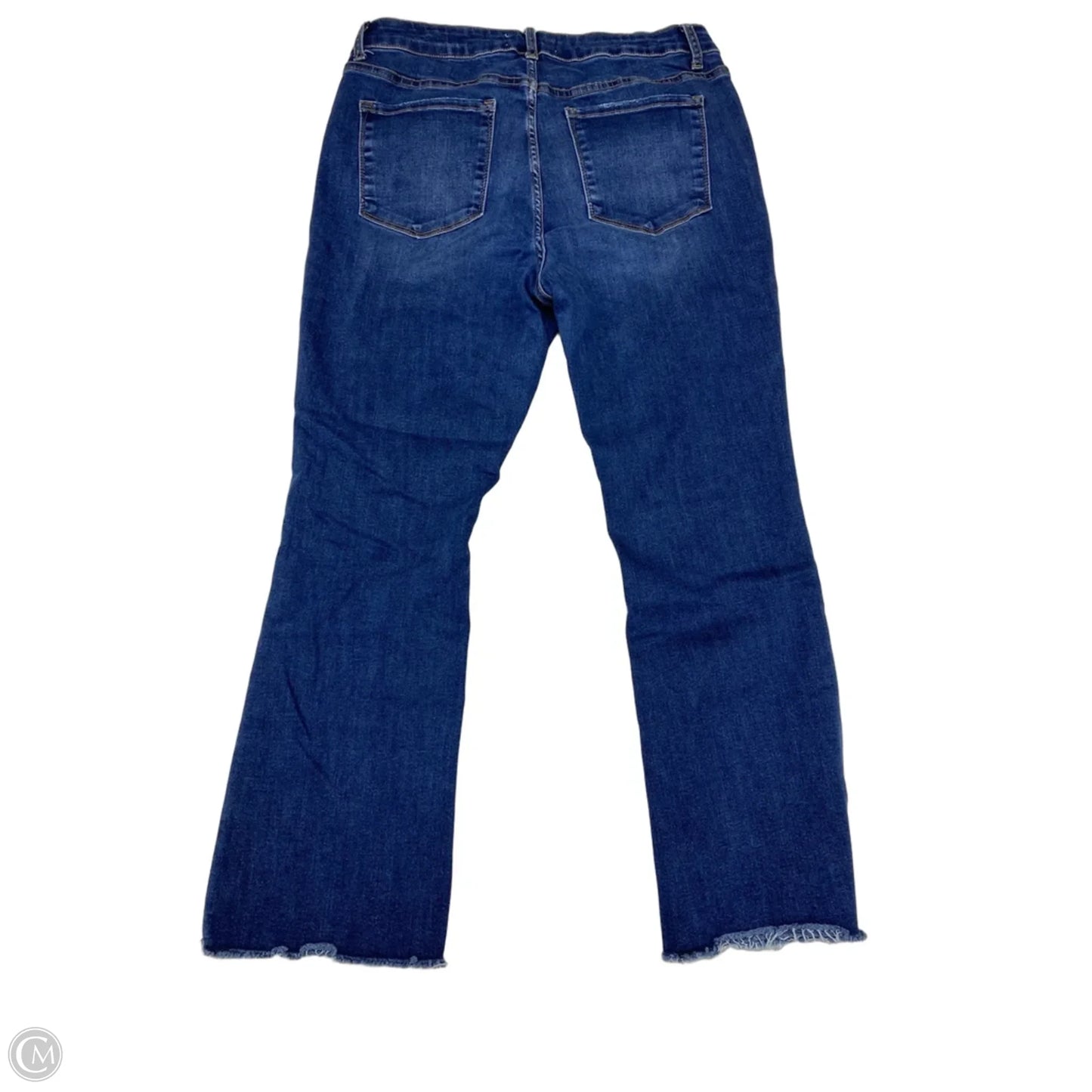 Jeans Straight By Vervet In Blue, Size: 14