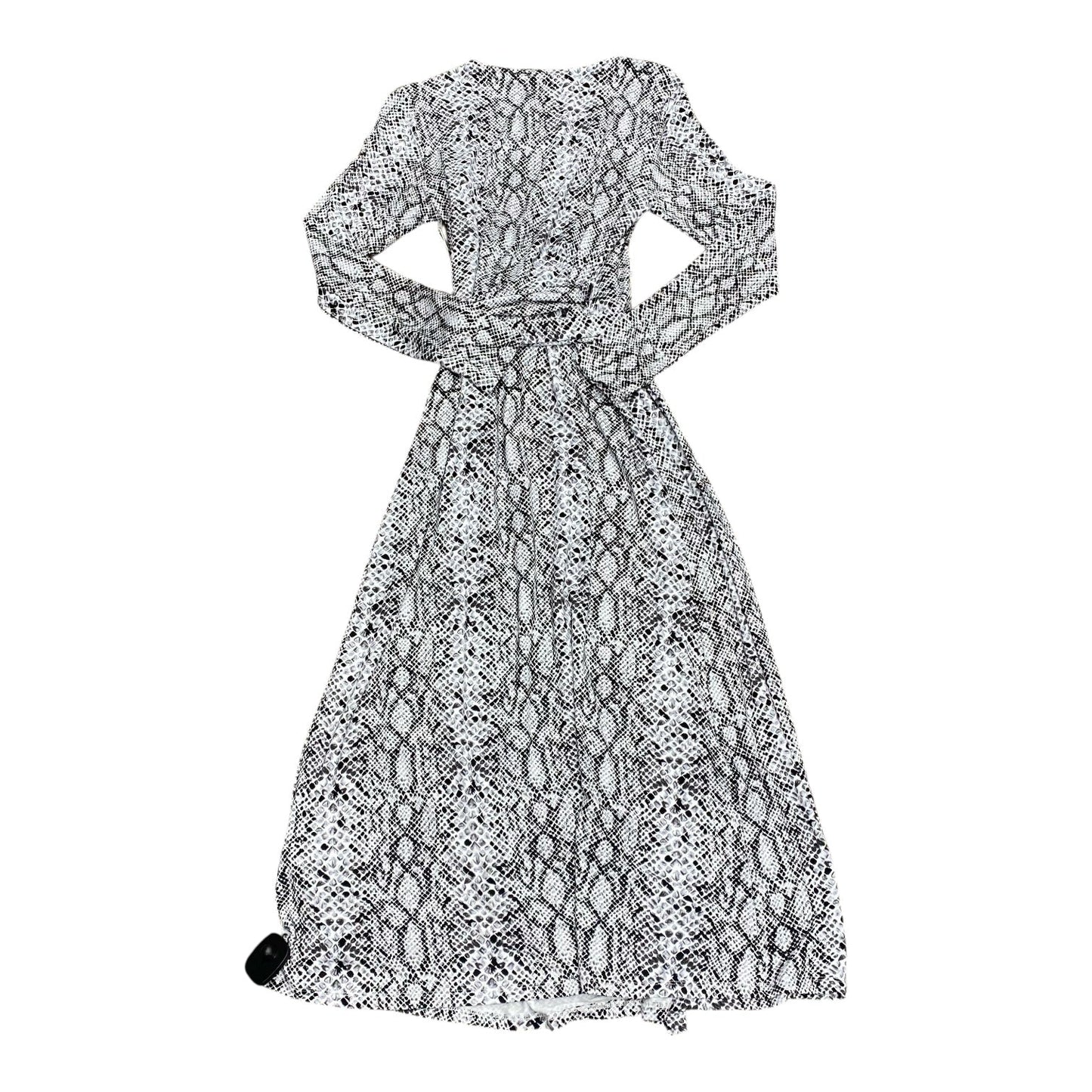 Dress Party Long By Good American In Snakeskin Print, Size:M