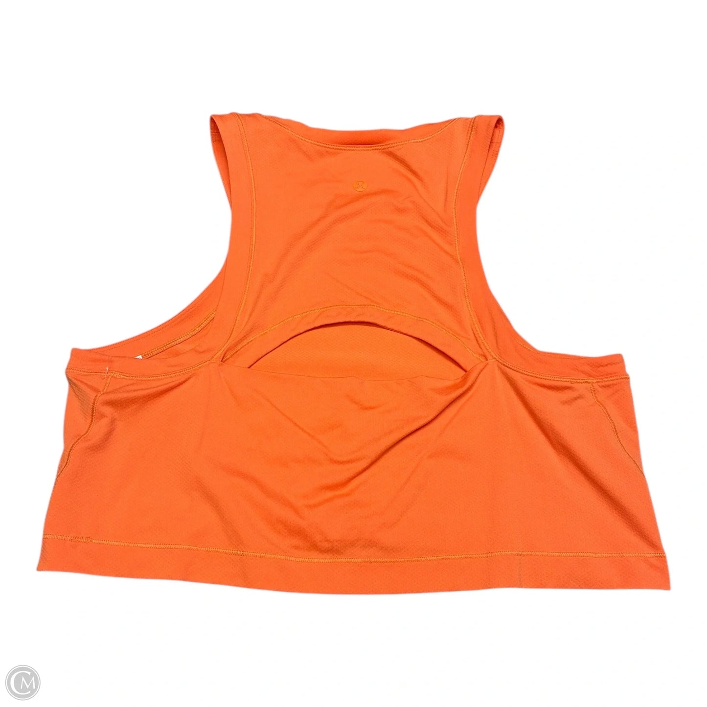 Athletic Tank Top By Lululemon In Orange, Size: M