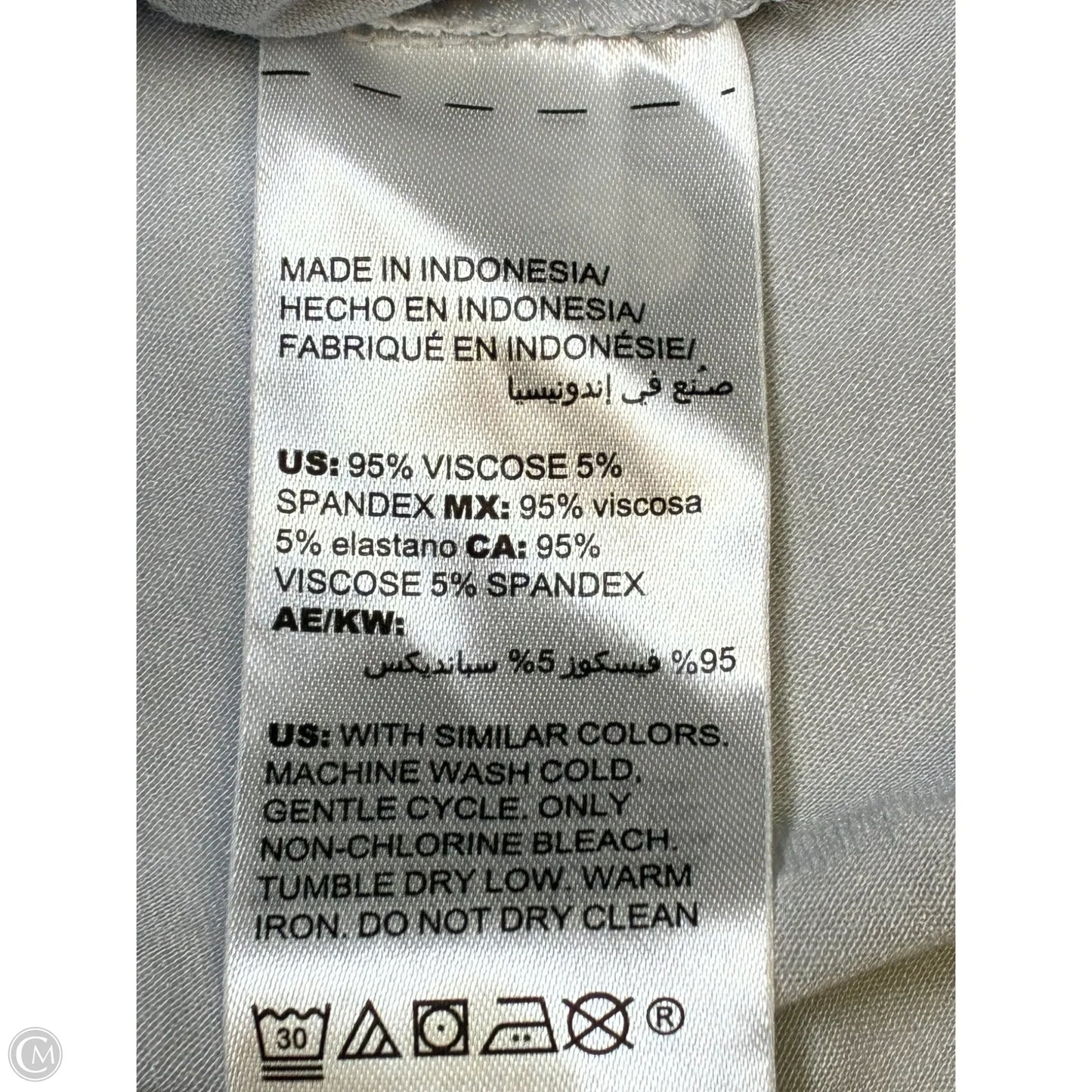 Tank Top By Chicos In Grey, Size: L