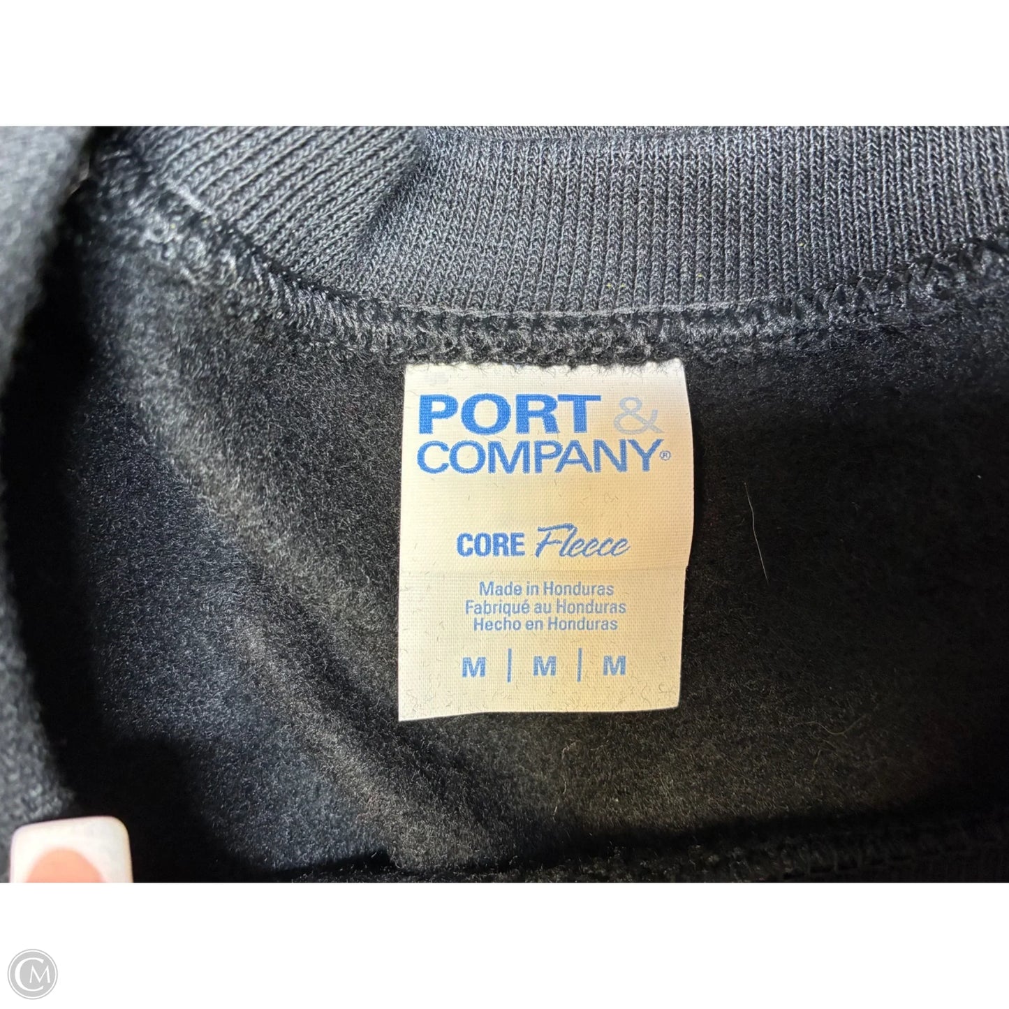 Sweatshirt Crewneck By Clothes Mentor In Black, Size: M