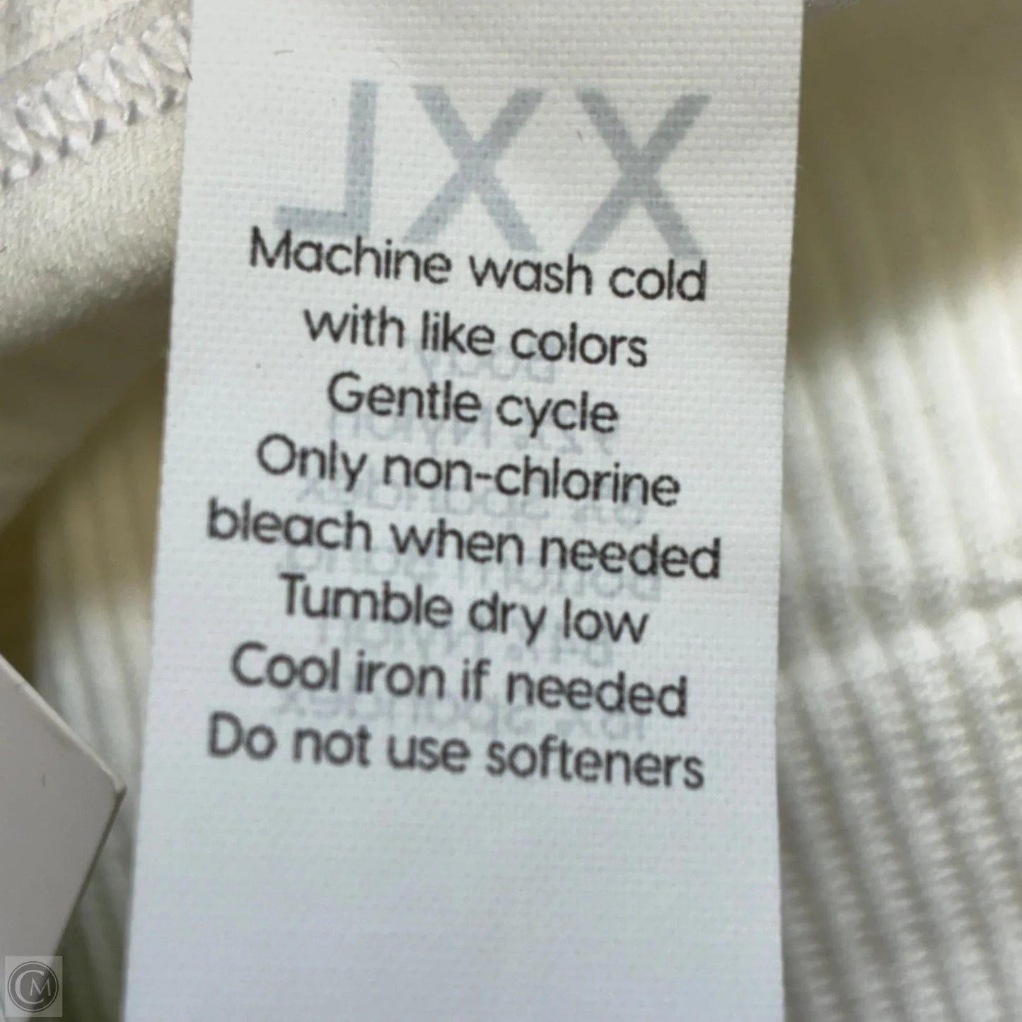 Athletic Bra By Dsg Outerwear In White, Size: Xxl