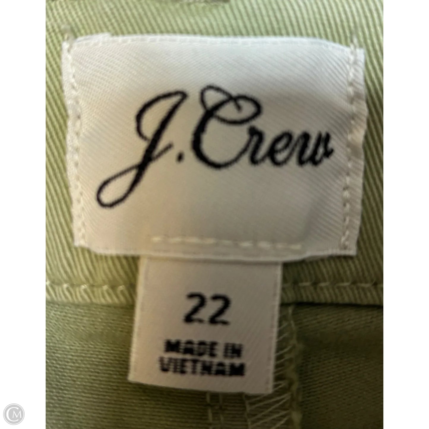 Shorts By J. Crew In Green, Size: 22