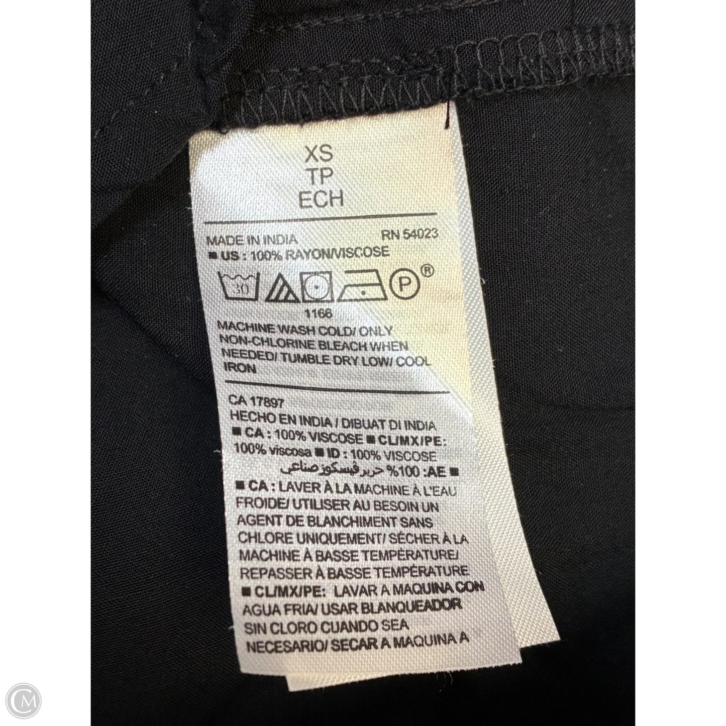 Tunic Sleeveless By Old Navy In Black, Size: Xs