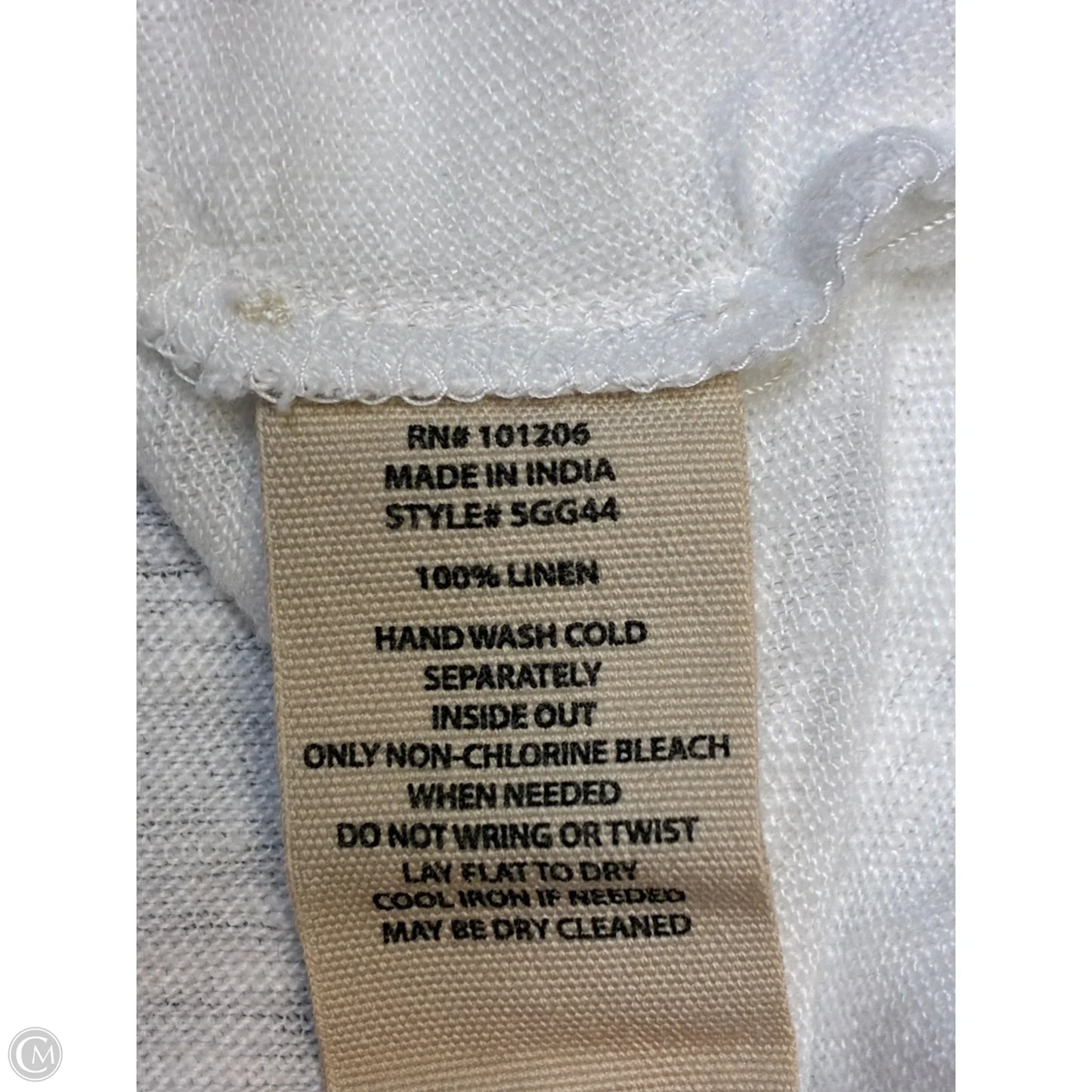 Top Short Sleeve Basic By Soft Surroundings In White, Size: 3x