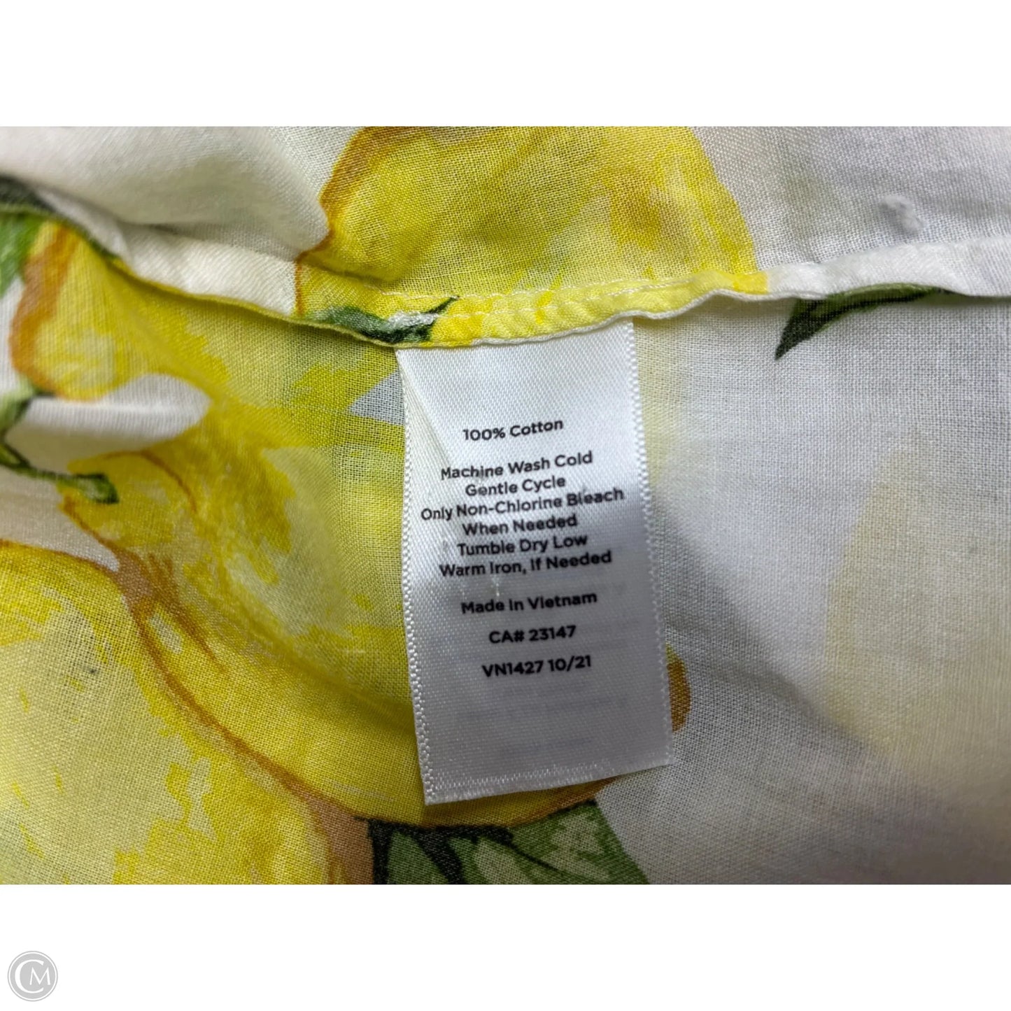 Top Long Sleeve By Talbots In Yellow, Size: M