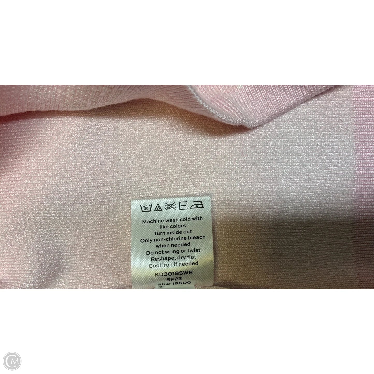 Vest Sweater By Draper James In Pink & White, Size: Xs