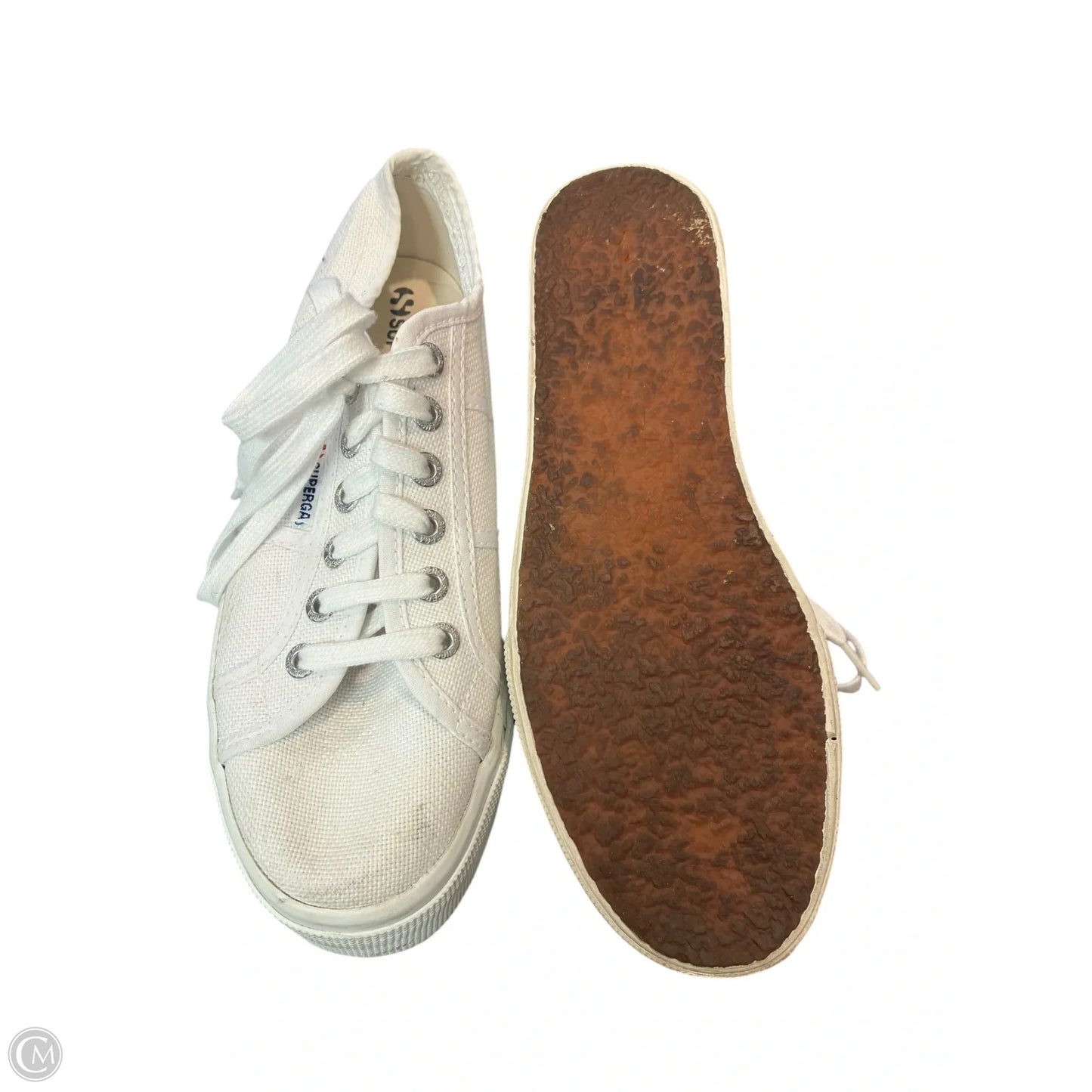 Shoes Sneakers By Superga In White, Size: 8