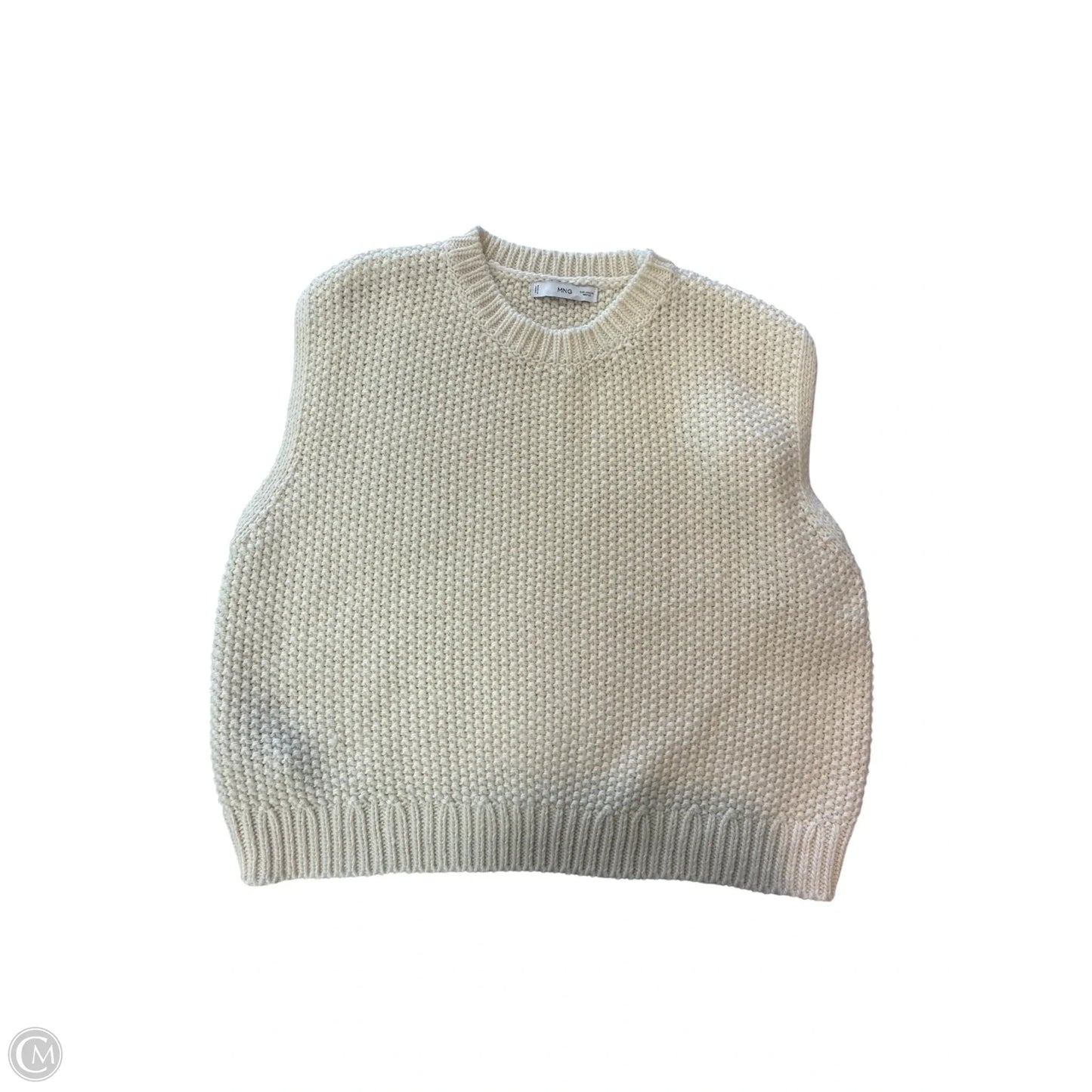 Vest Sweater By Mng In Beige, Size: Xl