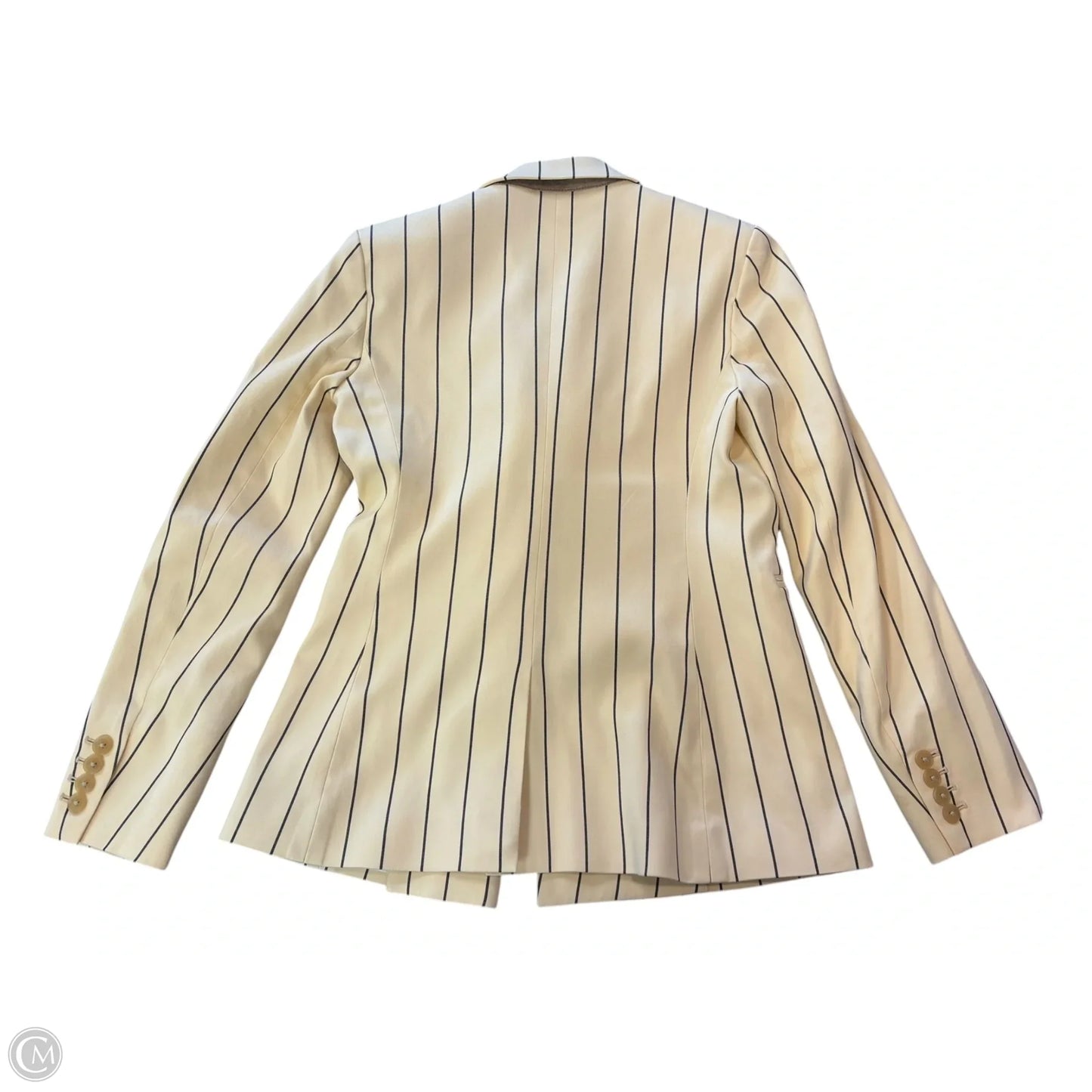 Blazer Designer By Tory Burch In Cream, Size: S