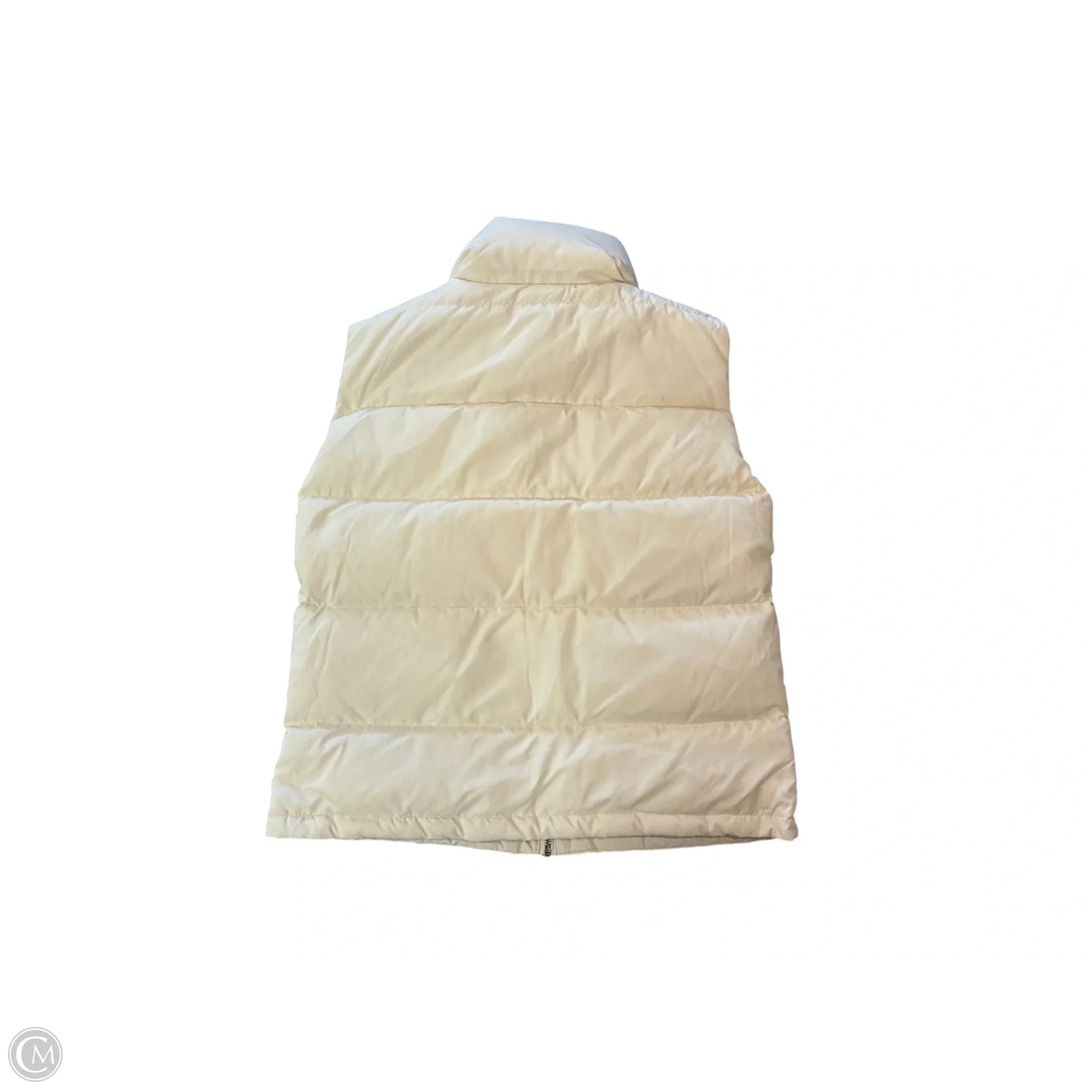 Vest Puffer & Quilted By Clothes Mentor In Ivory, Size: S