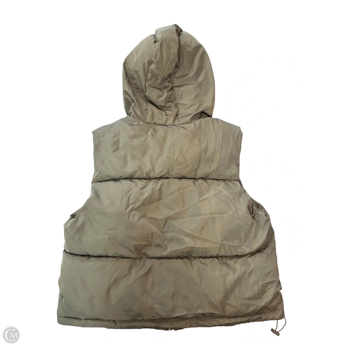 Vest Puffer & Quilted By Clothes Mentor In Green, Size: L