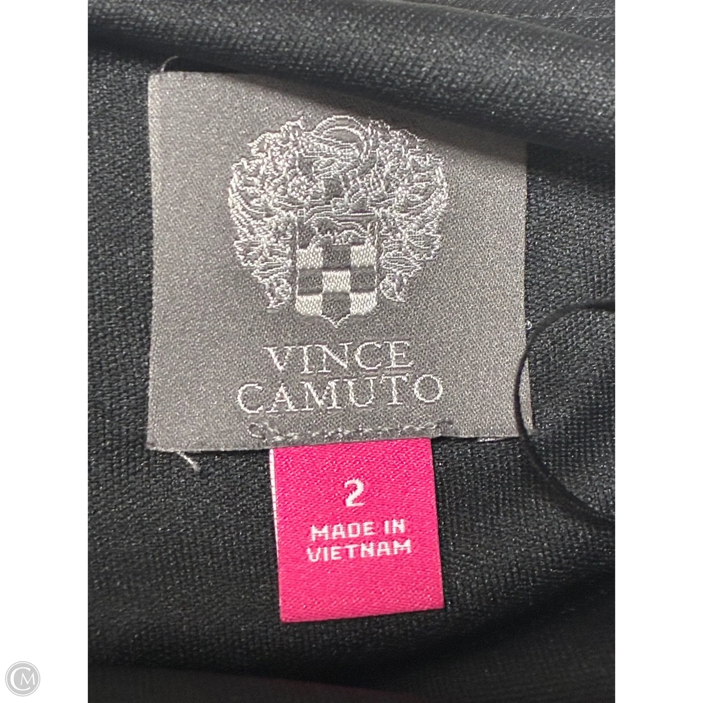 Jumpsuit By Vince Camuto In Black & Gold, Size: 2