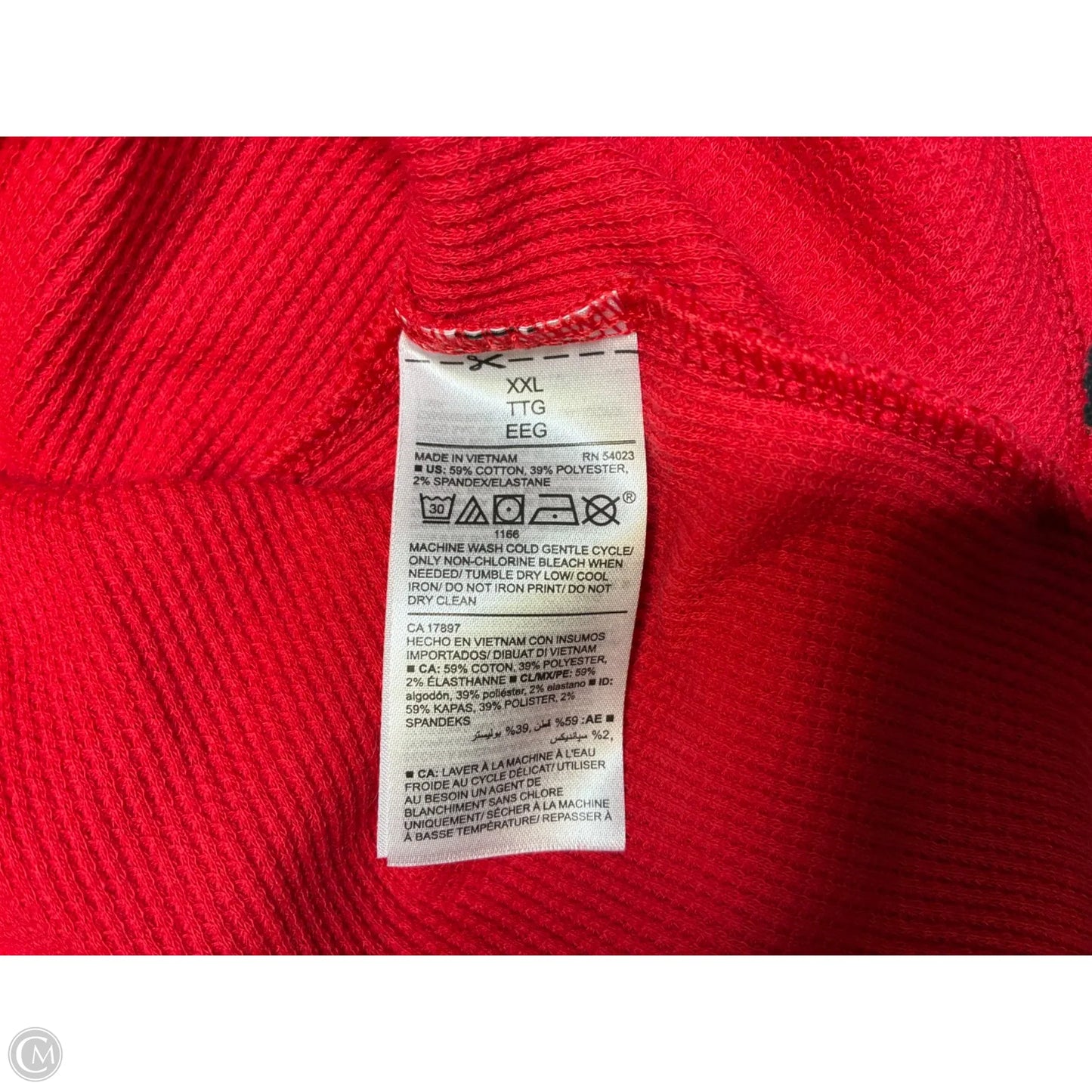 Top Long Sleeve Basic By Old Navy In Red, Size: Xxl