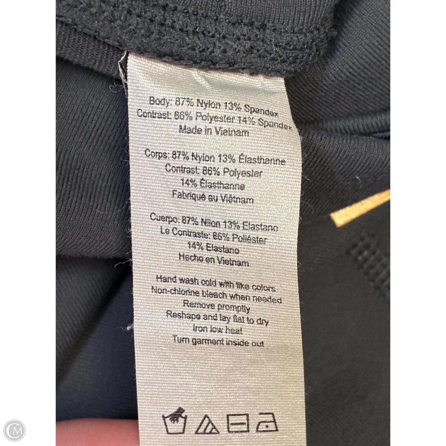 Athletic Leggings By Alo In Grey, Size: S