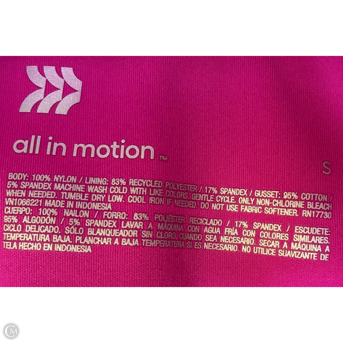 Athletic Shorts By All In Motion In Pink, Size: S